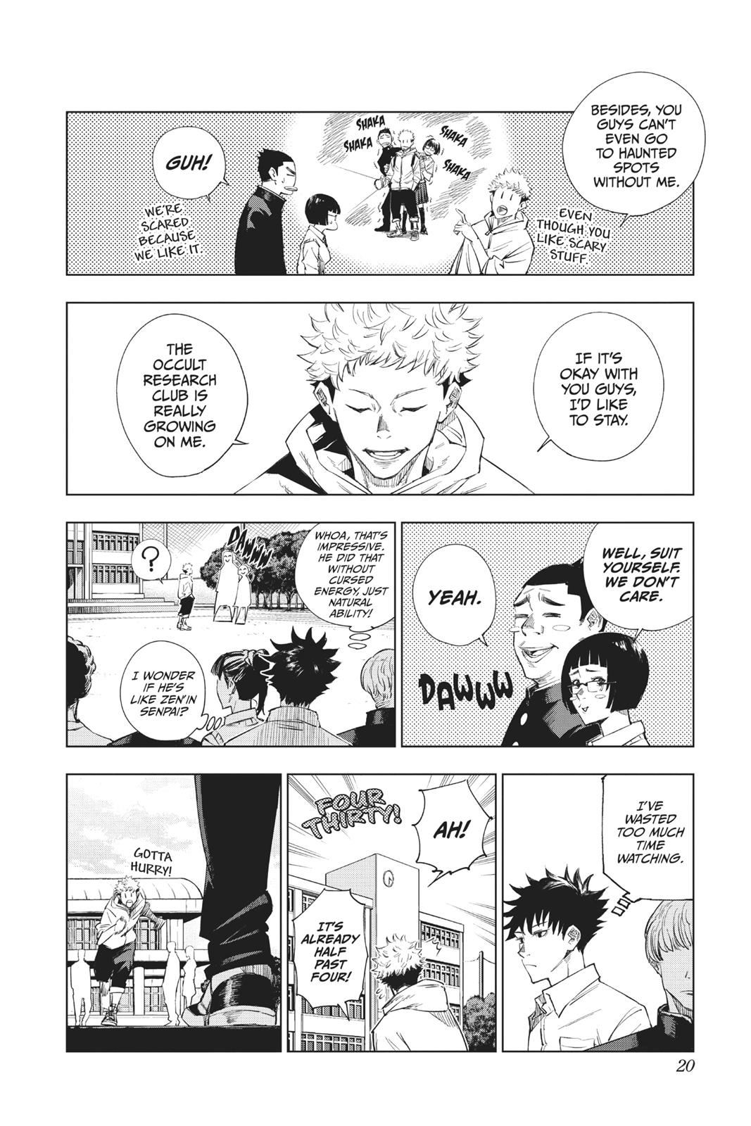 Jujutsu Kaisen Manga Chapter 1 page 20 - Ryomen Sukuna
