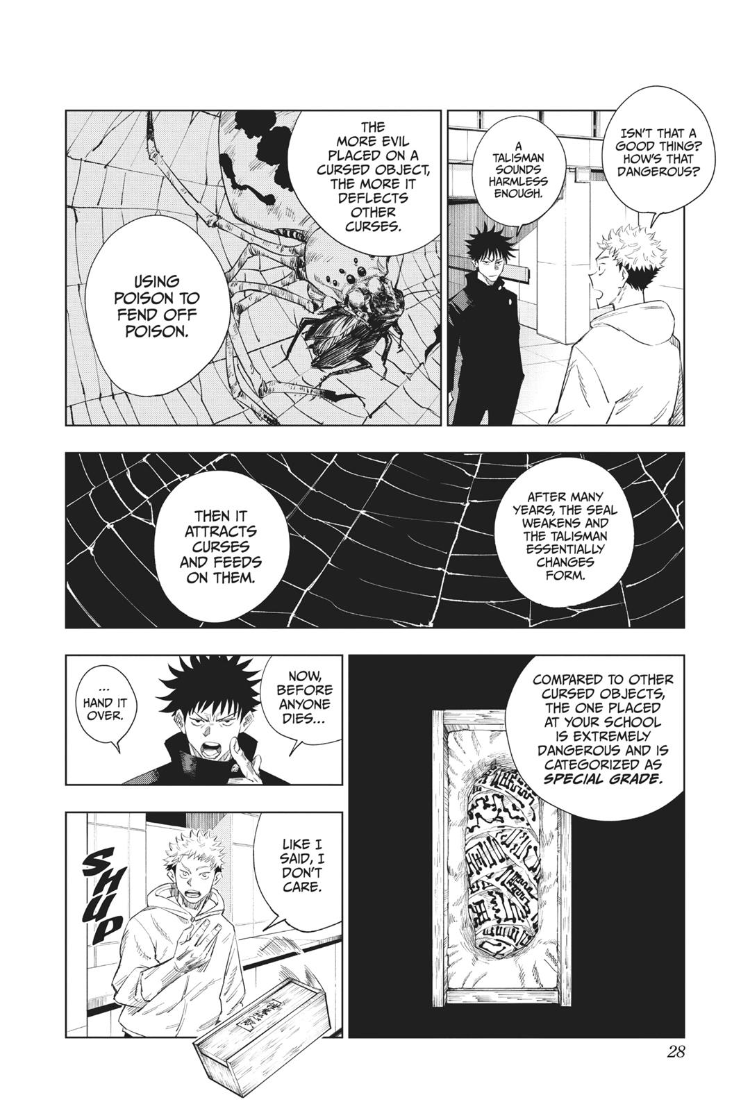 Jujutsu Kaisen Manga Chapter 1 page 28 - Ryomen Sukuna