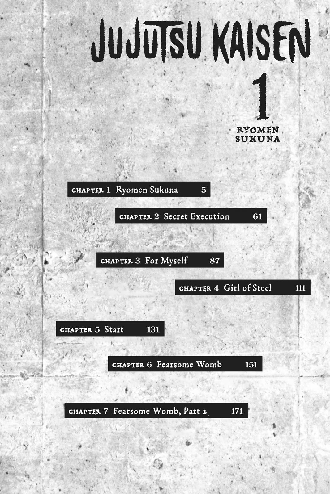 Jujutsu Kaisen Manga Chapter 1 page 5 - Ryomen Sukuna