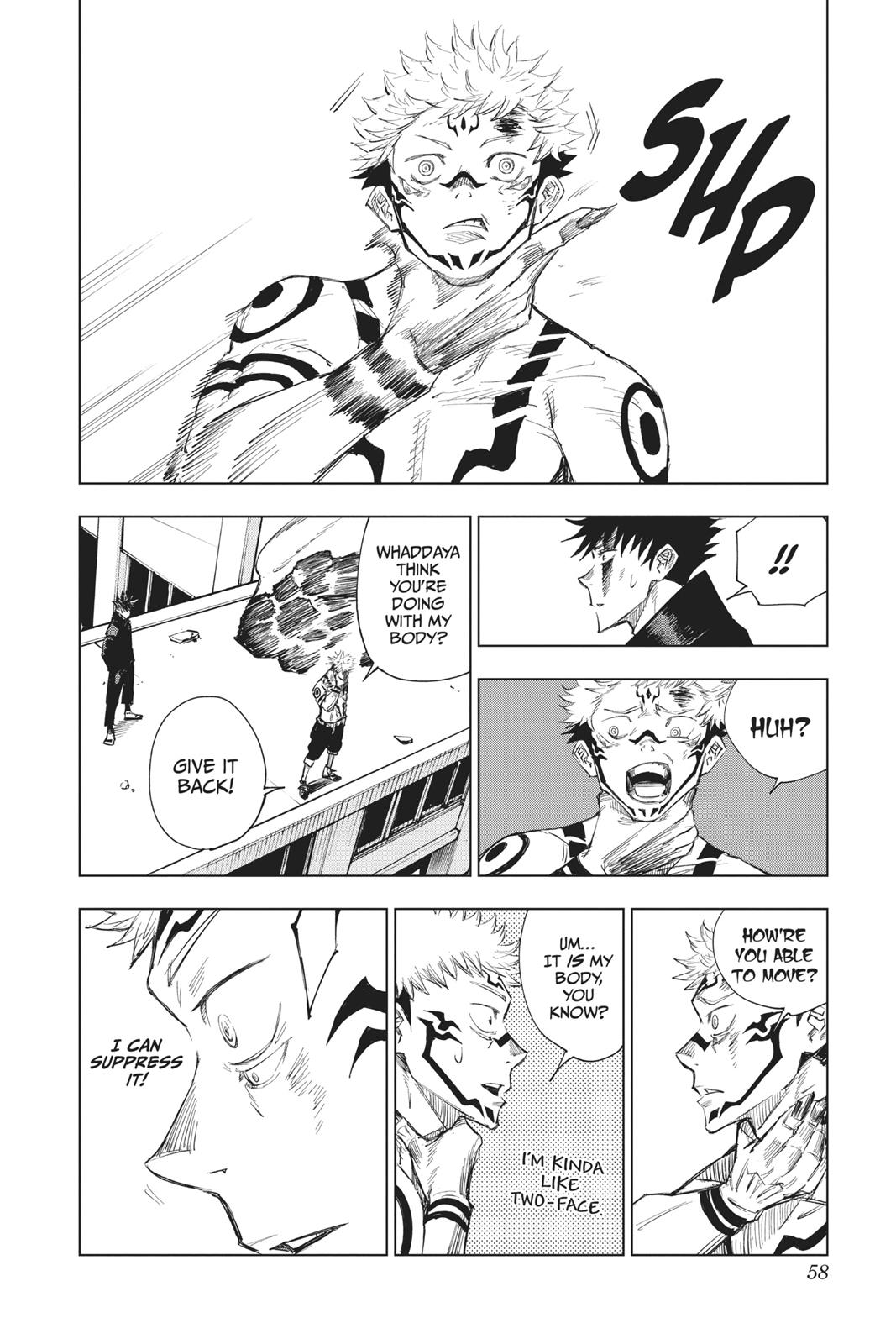 Jujutsu Kaisen Manga Chapter 1 page 56 - Ryomen Sukuna