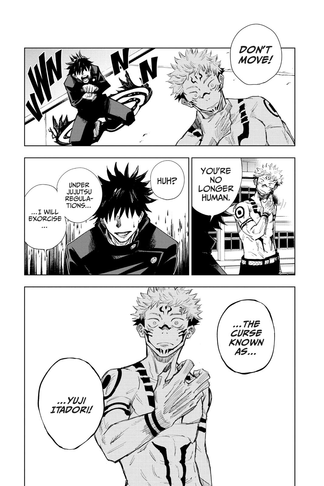 Jujutsu Kaisen Manga Chapter 1 page 57 - Ryomen Sukuna