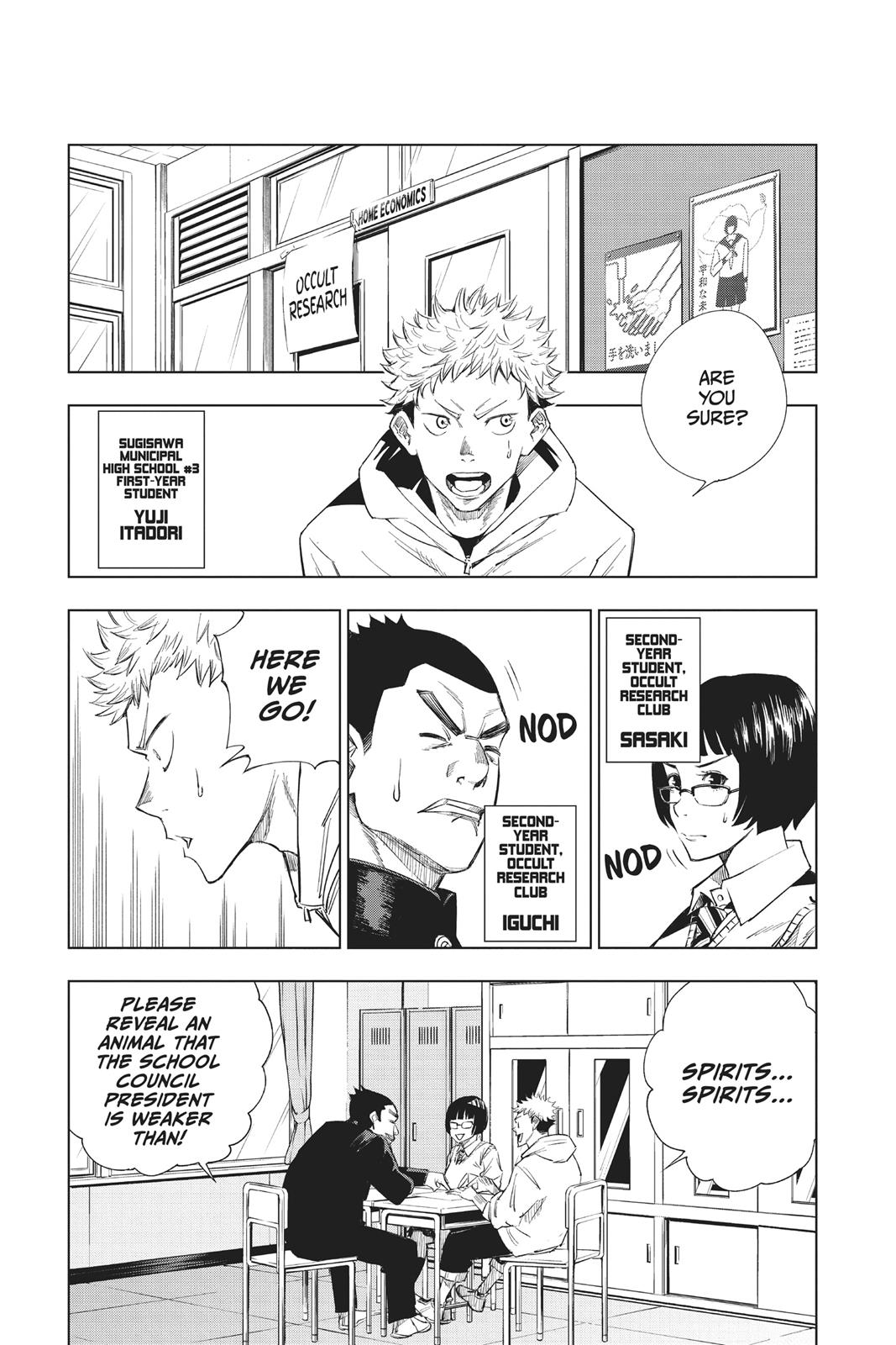 Jujutsu Kaisen Manga Chapter 1 page 9 - Ryomen Sukuna
