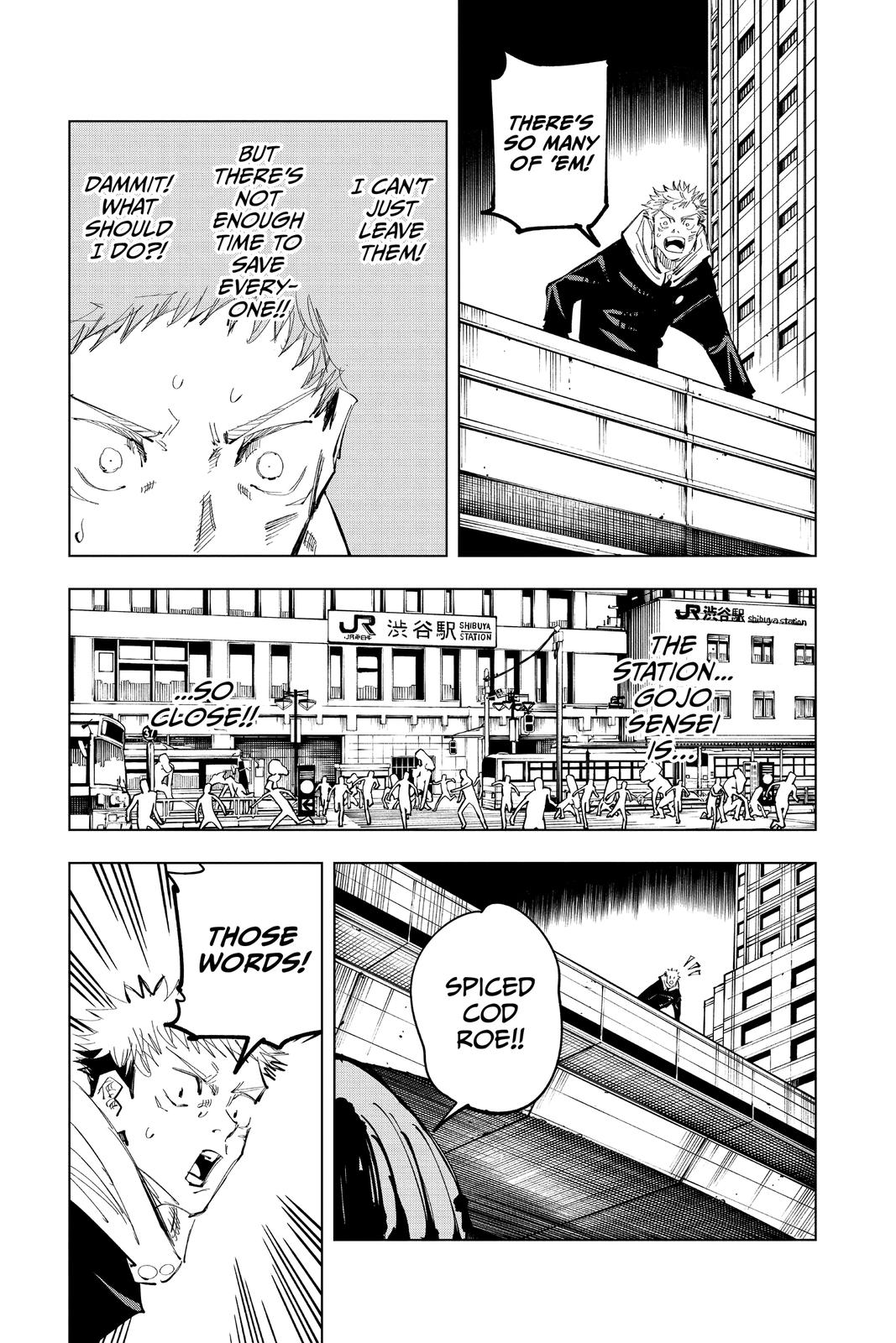 Jujutsu Kaisen Manga Chapter 100 page 19 - The Shibuya Incident, Part 18