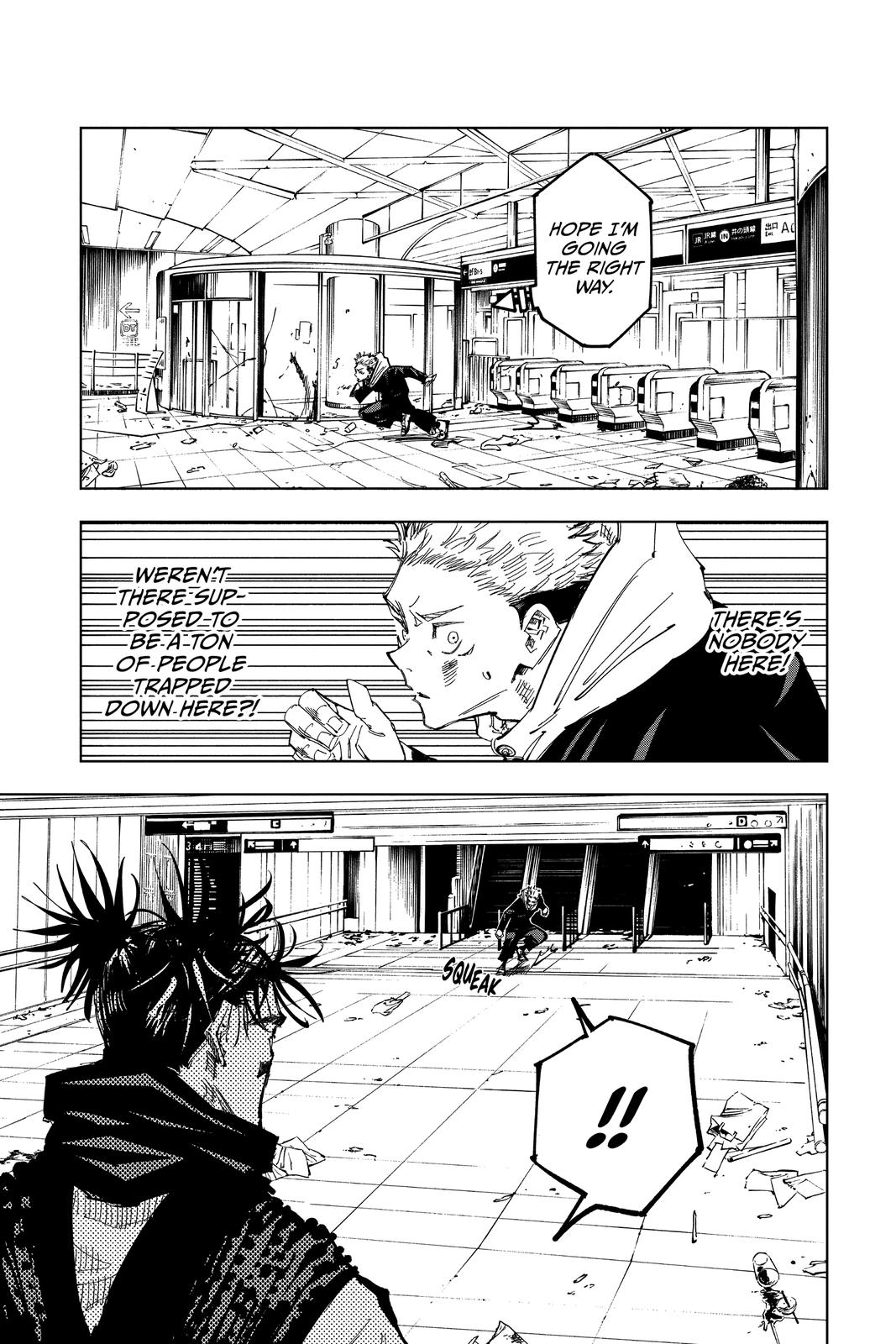 Jujutsu Kaisen Manga Chapter 101 page 10 - The Shibuya Incident, Part 19