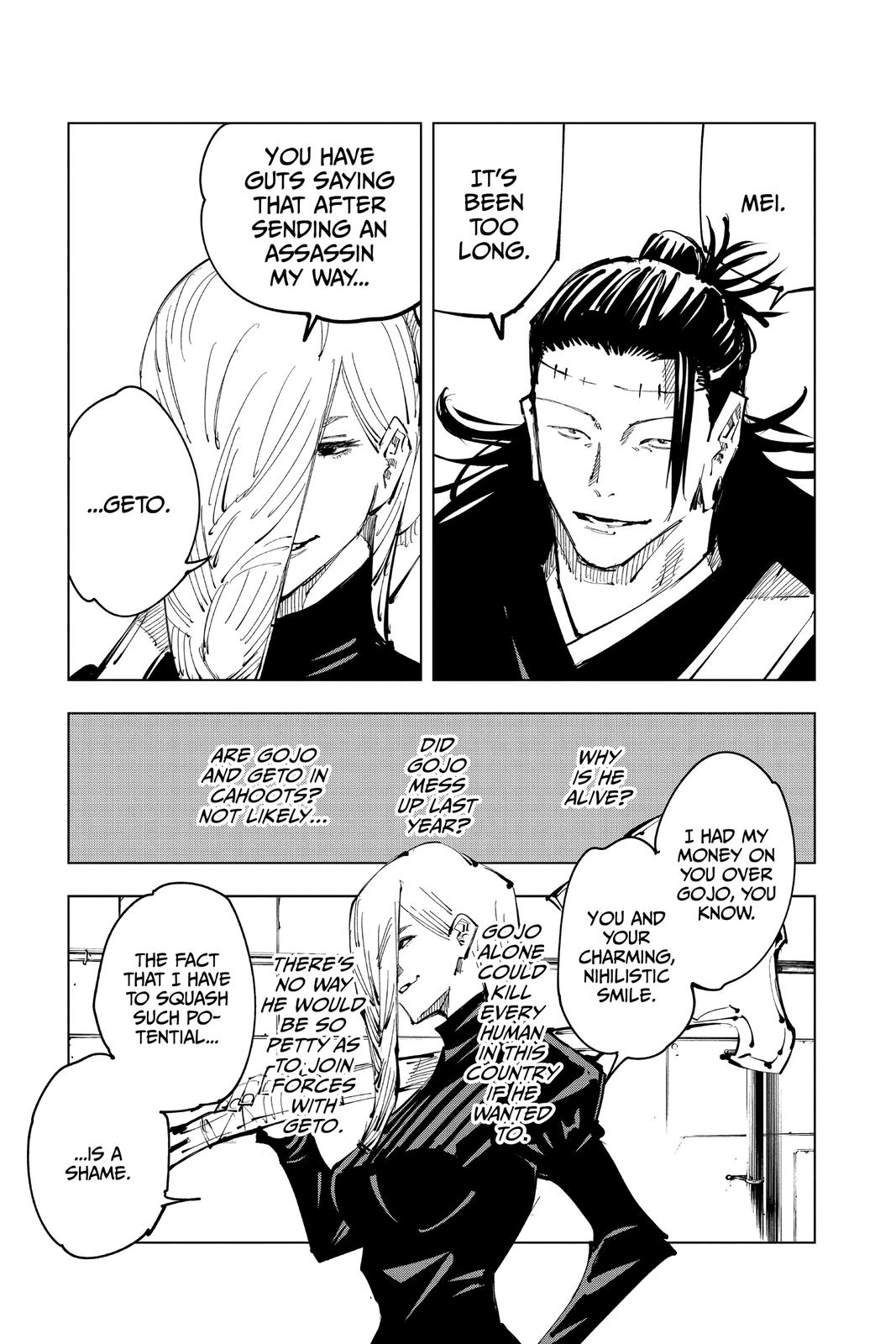 Jujutsu Kaisen Manga Chapter 101 page 3 - The Shibuya Incident, Part 19
