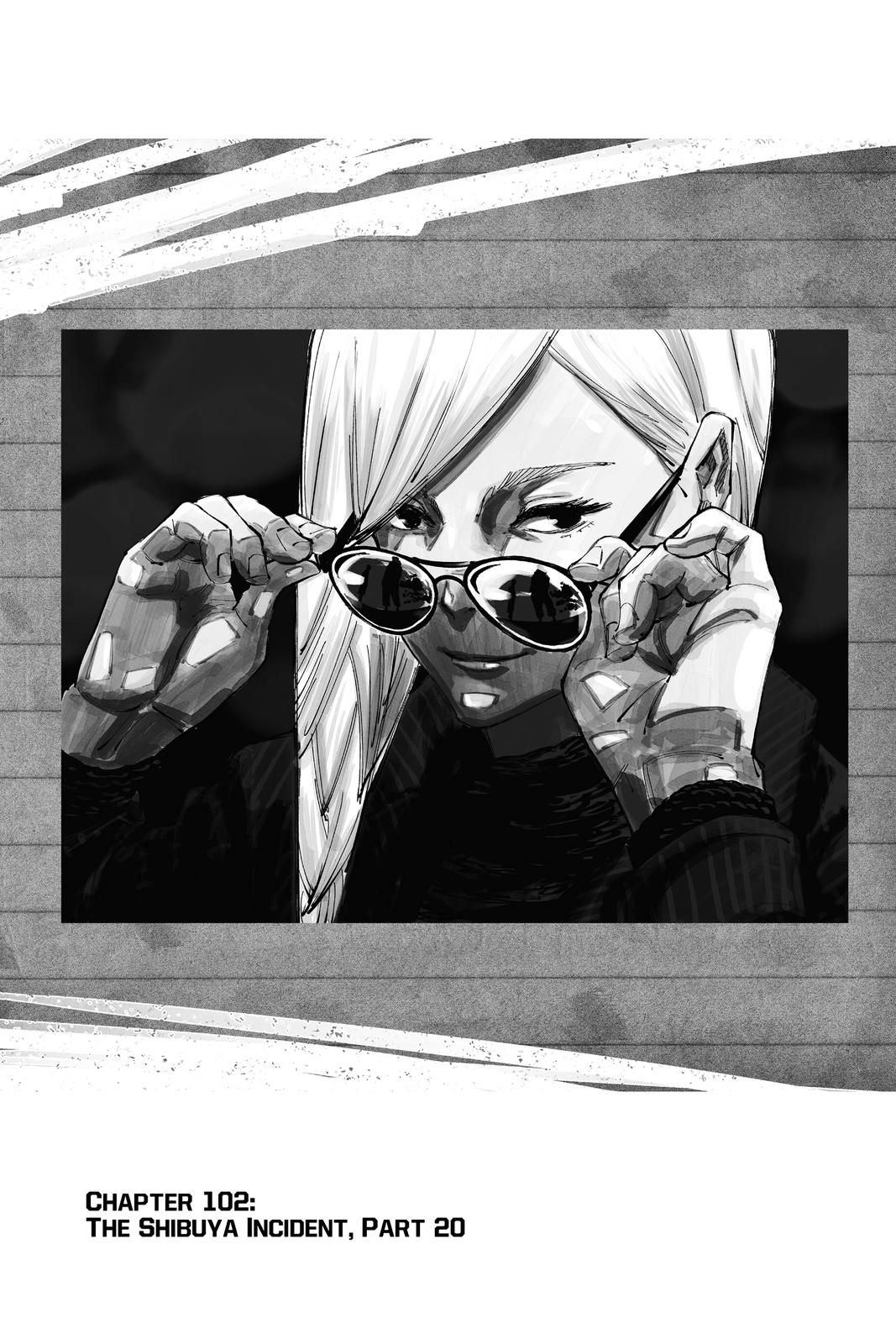 Jujutsu Kaisen Manga Chapter 102 page 1 - The Shibuya Incident, Part 20