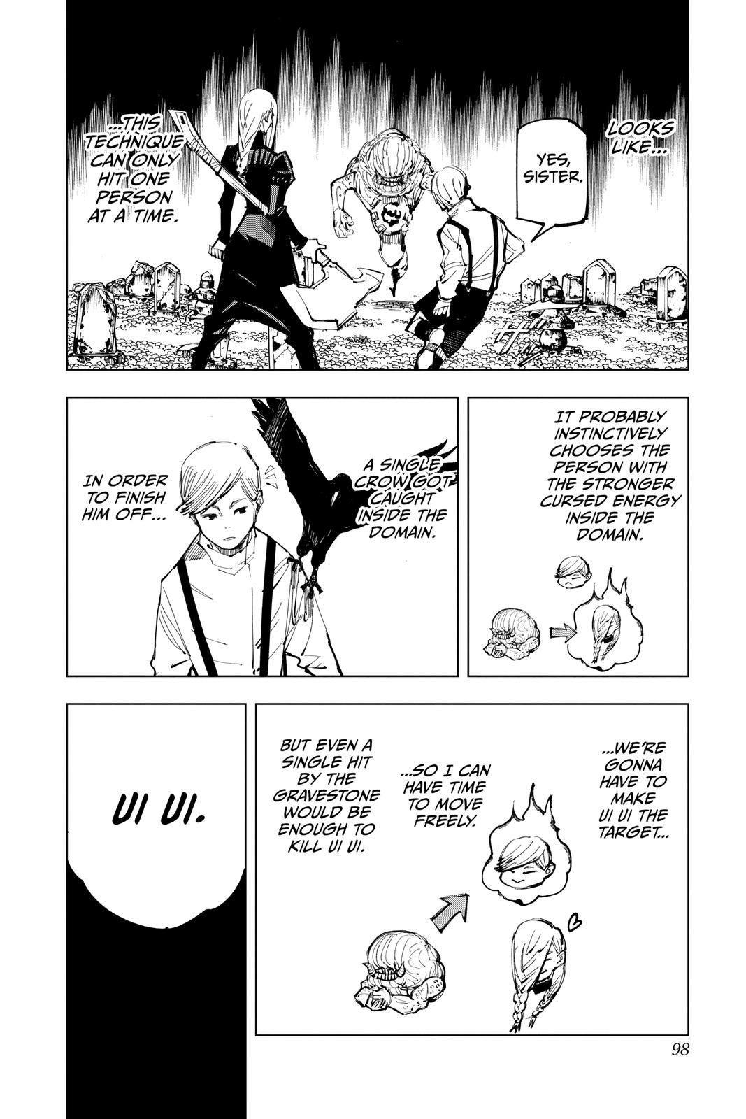 Jujutsu Kaisen Manga Chapter 102 page 10 - The Shibuya Incident, Part 20