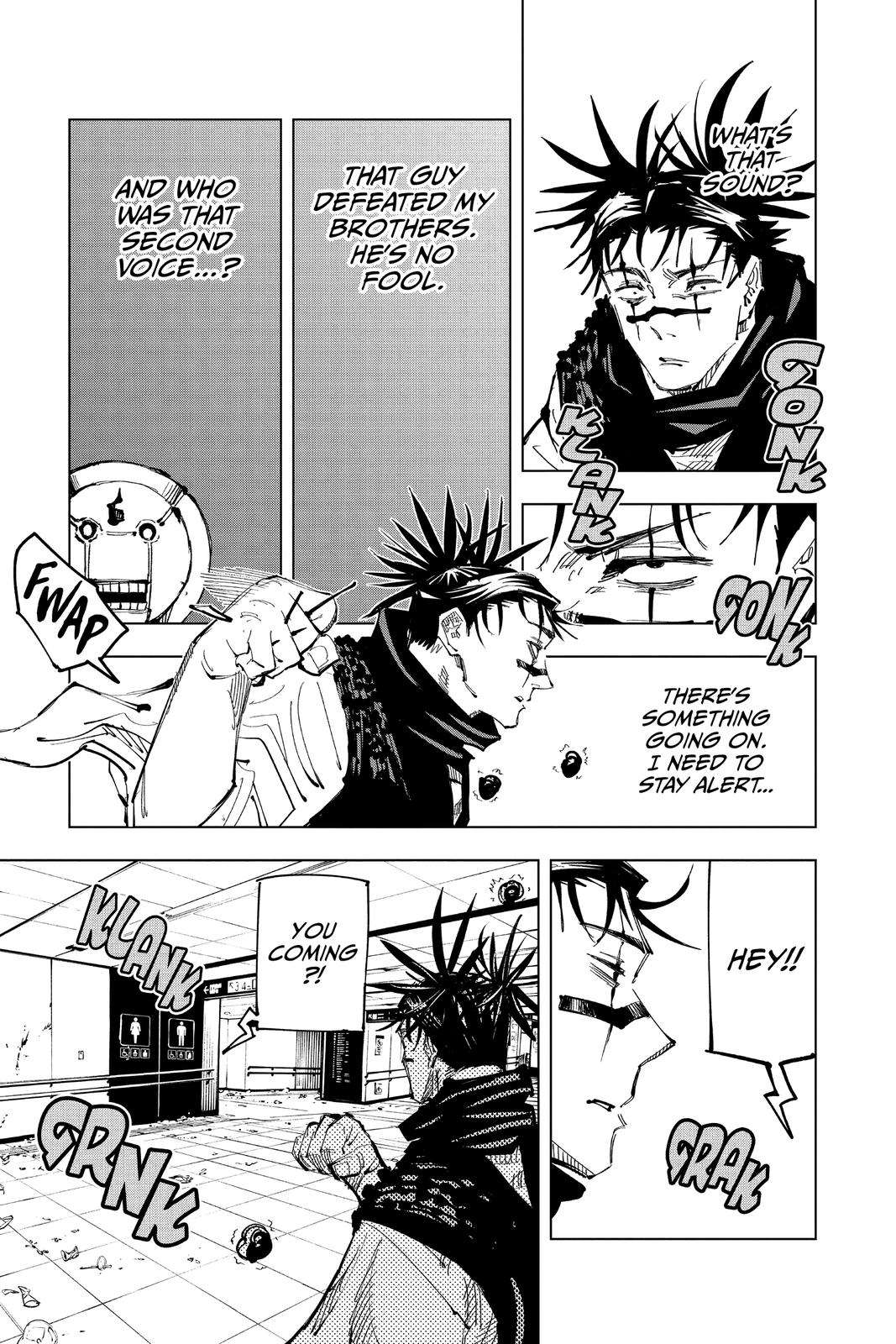 Jujutsu Kaisen Manga Chapter 104 page 5 - The Shibuya Incident, Part 22