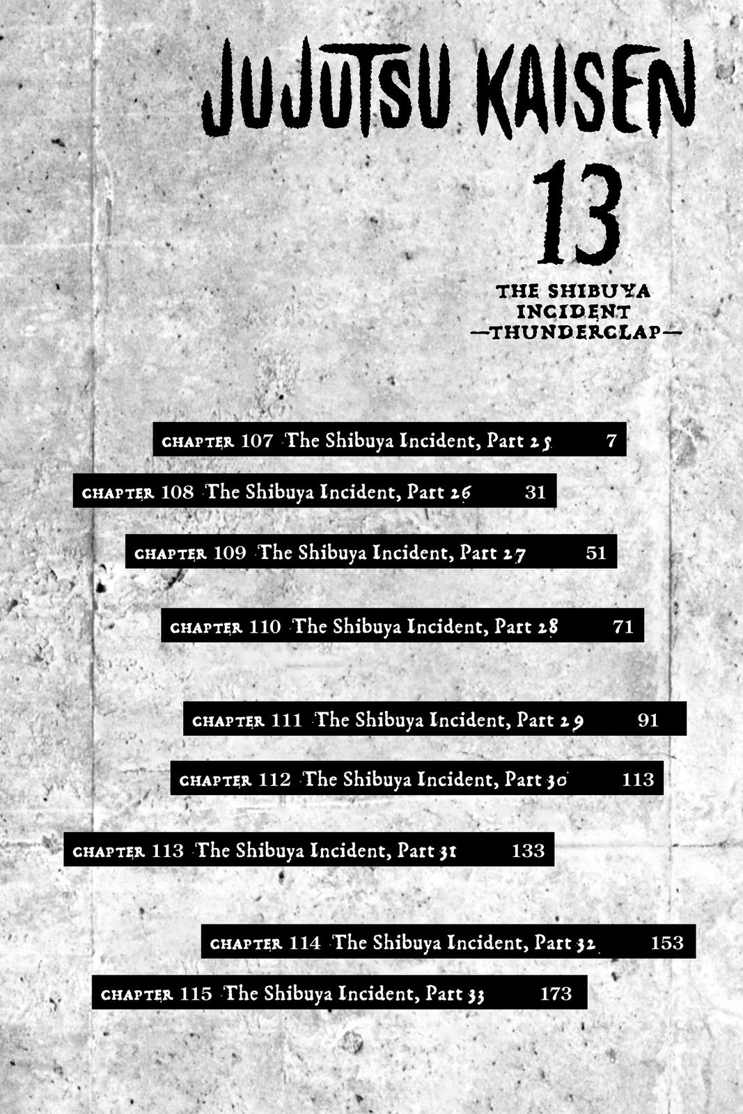 Jujutsu Kaisen Manga Chapter 107 page 6 - The Shibuya Incident, Part 25