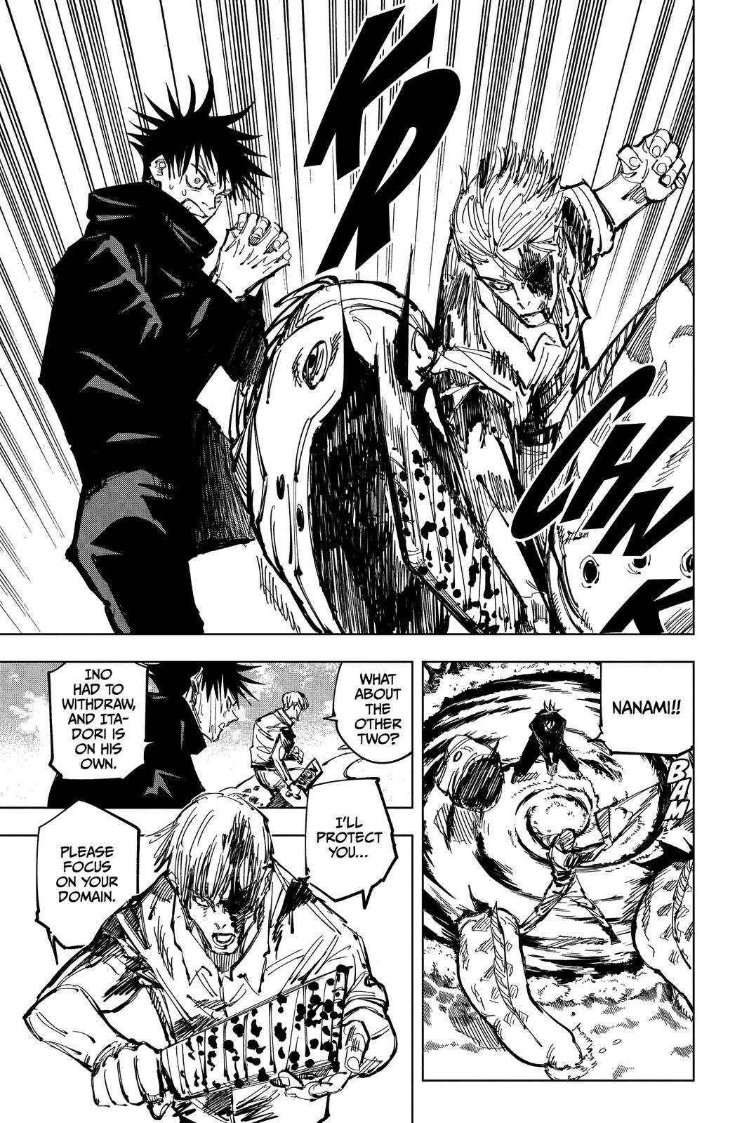 Jujutsu Kaisen Manga Chapter 109 page 7 - The Shibuya Incident, Part 27