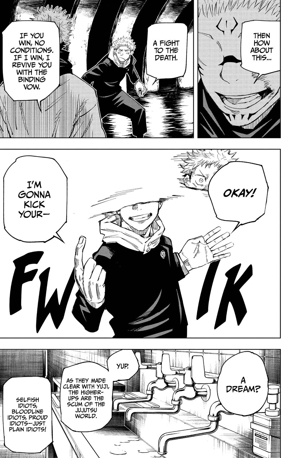 Jujutsu Kaisen Manga Chapter 11 page 13 - A Dream