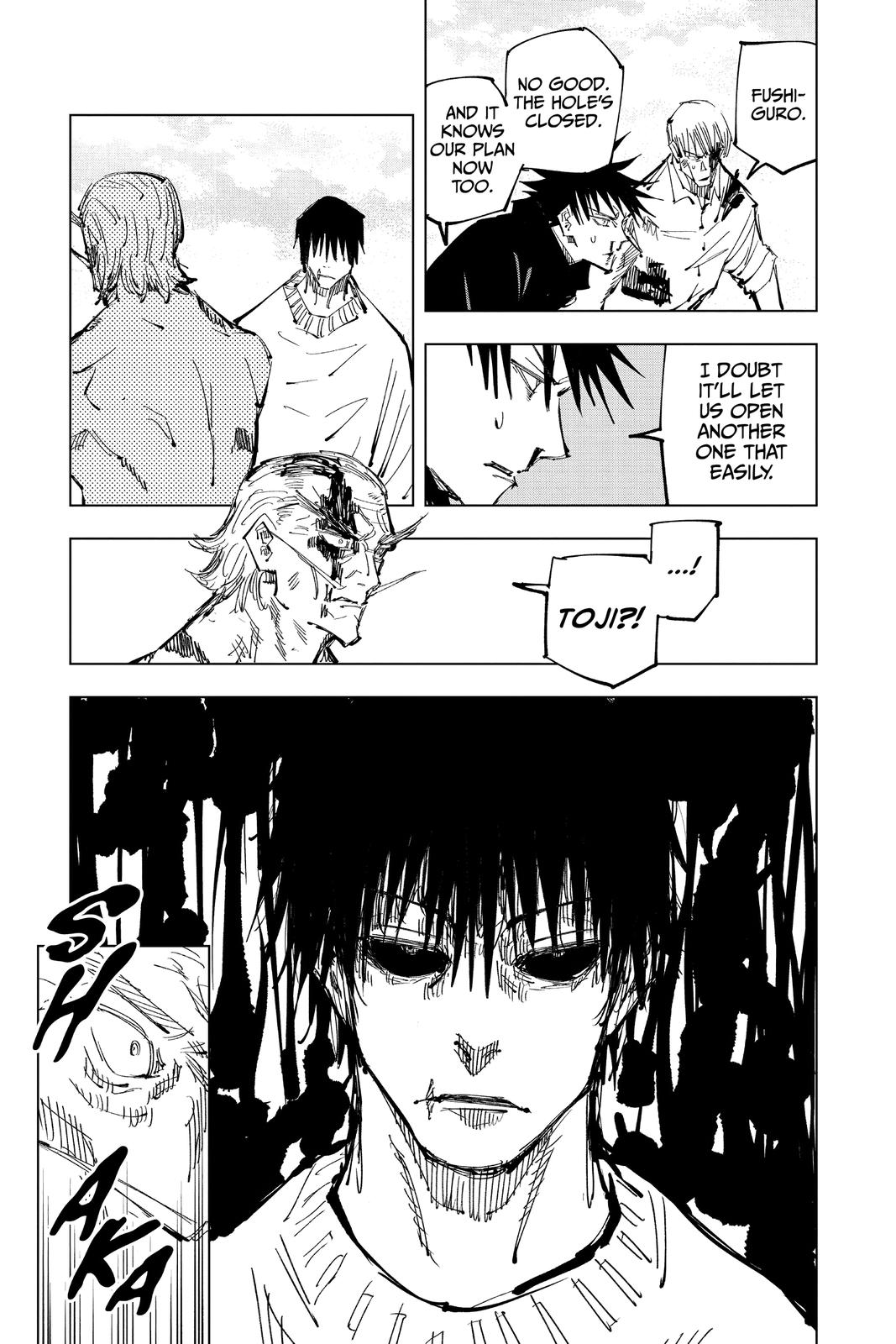 Jujutsu Kaisen Manga Chapter 110 page 5 - The Shibuya Incident, Part 28