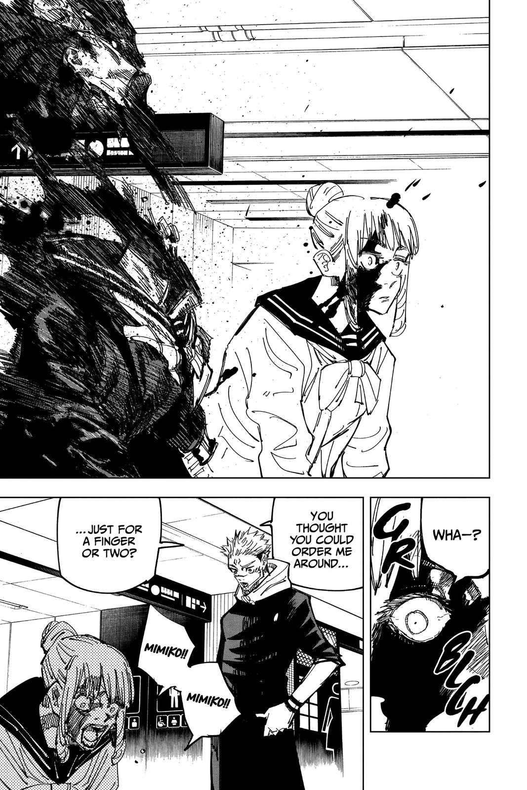 Jujutsu Kaisen Manga Chapter 112 page 13 - The Shibuya Incident, Part 30