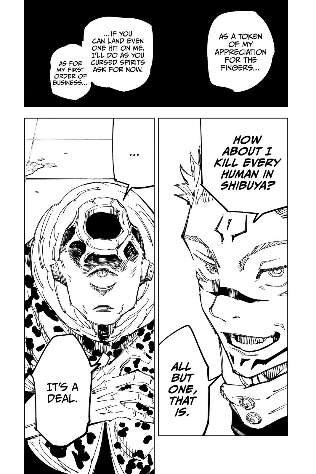 Jujutsu Kaisen Manga Chapter 112 page 19 - The Shibuya Incident, Part 30