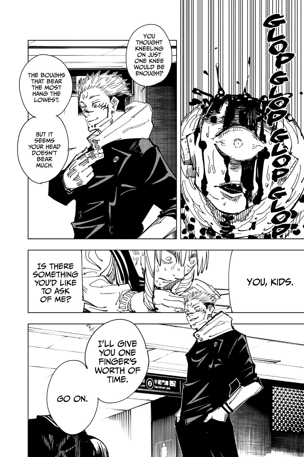Jujutsu Kaisen Manga Chapter 112 page 8 - The Shibuya Incident, Part 30