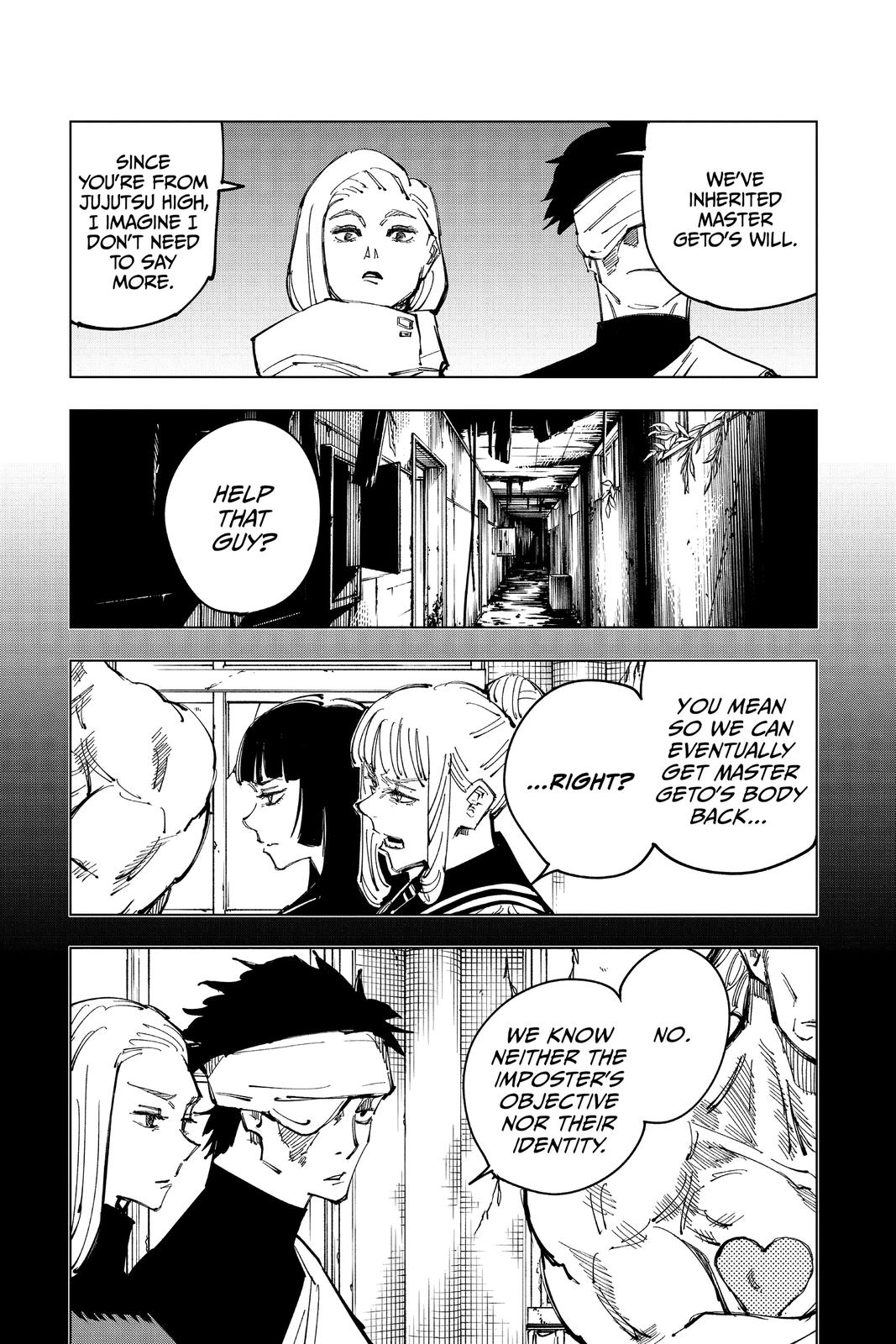 Jujutsu Kaisen Manga Chapter 114 page 9 - The Shibuya Incident, Part 32