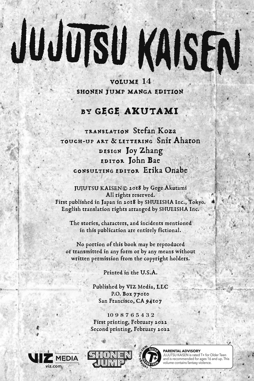 Jujutsu Kaisen Manga Chapter 116 page 3 - The Shibuya Incident, Part 34