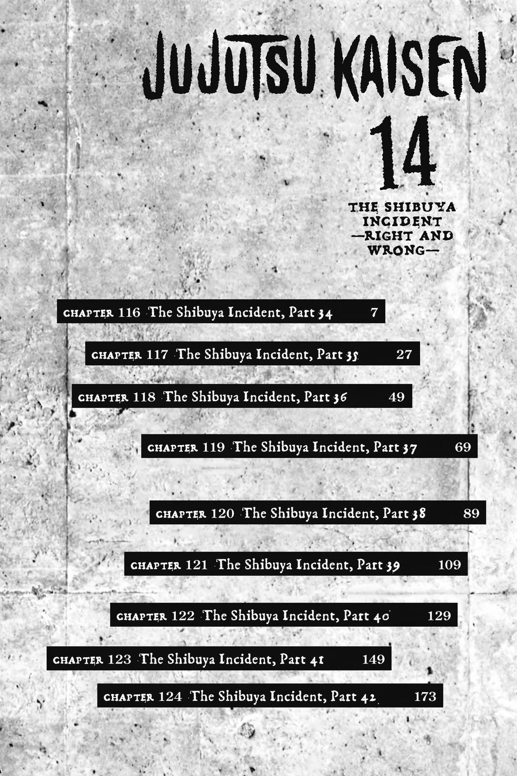 Jujutsu Kaisen Manga Chapter 116 page 6 - The Shibuya Incident, Part 34