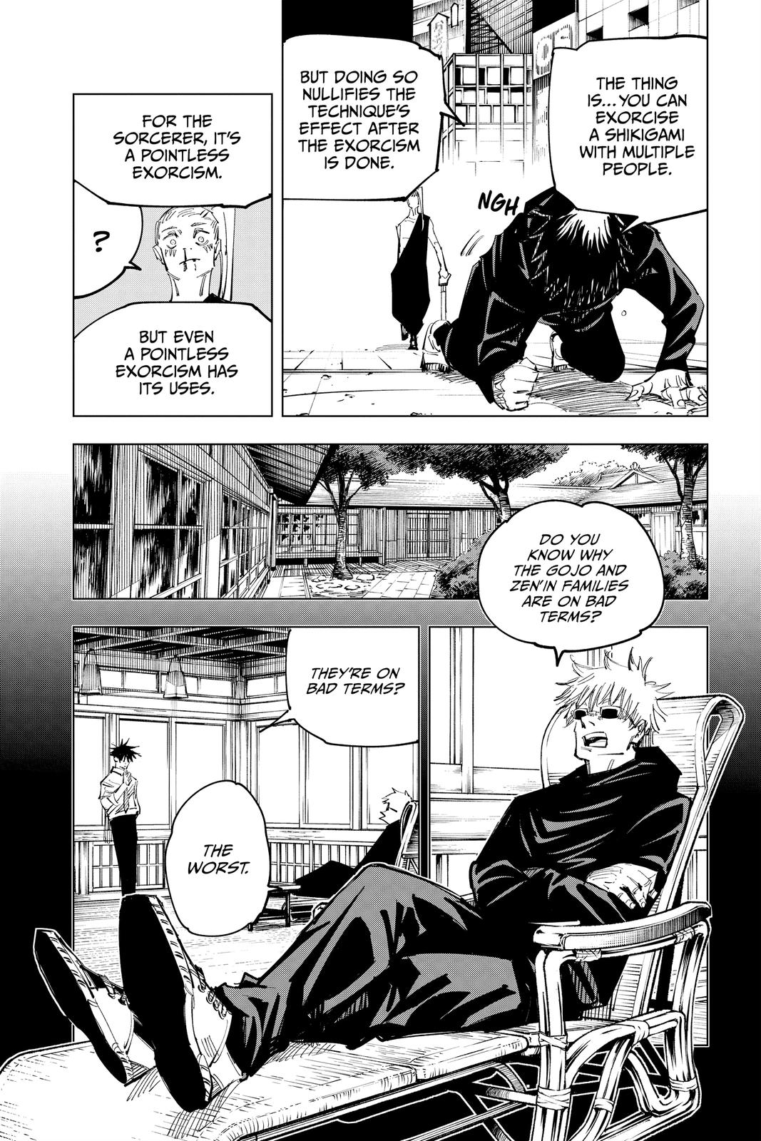Jujutsu Kaisen Manga Chapter 117 page 5 - The Shibuya Incident, Part 35
