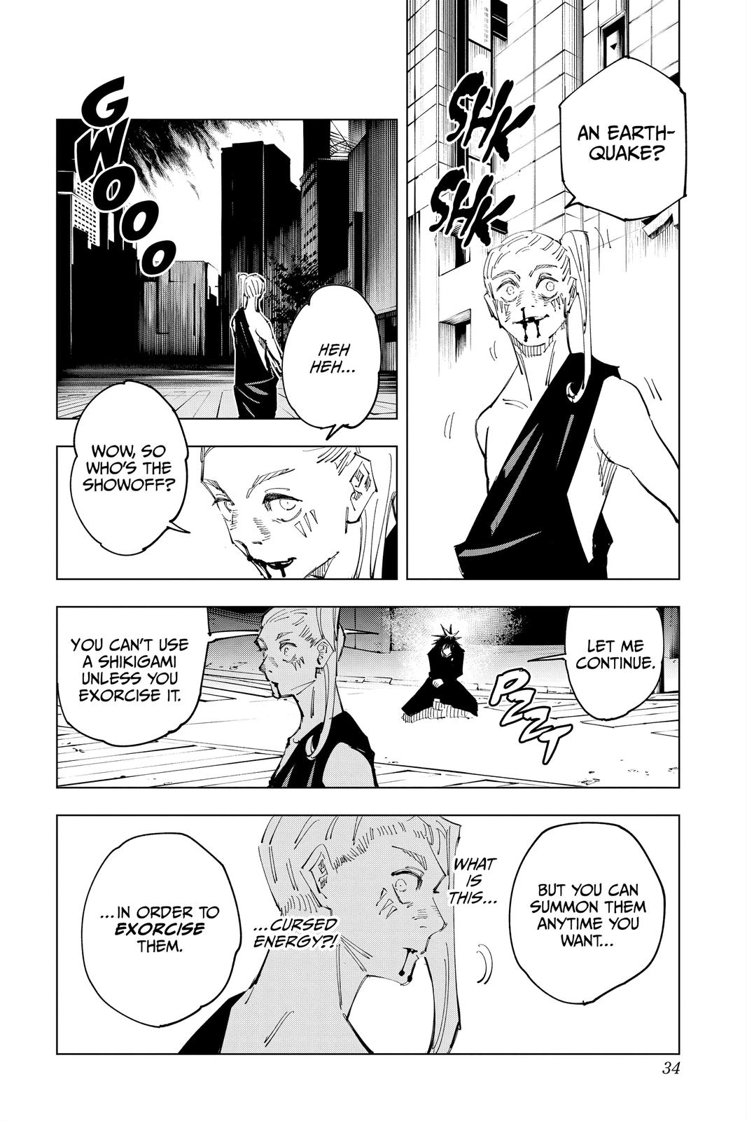 Jujutsu Kaisen Manga Chapter 117 page 8 - The Shibuya Incident, Part 35