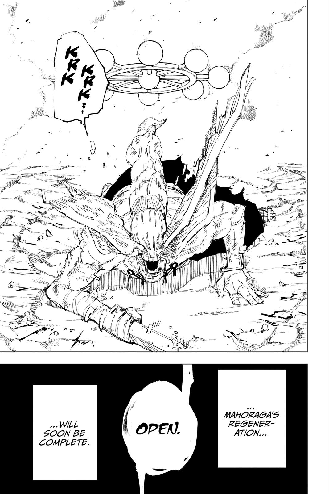 Jujutsu Kaisen Manga Chapter 119 page 9 - The Shibuya Incident, Part 37