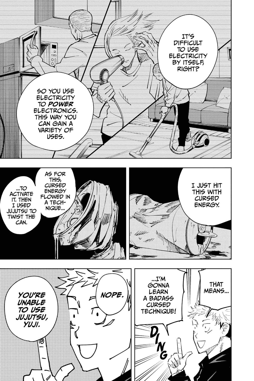 Jujutsu Kaisen Manga Chapter 12 page 13 - Pushing Forward