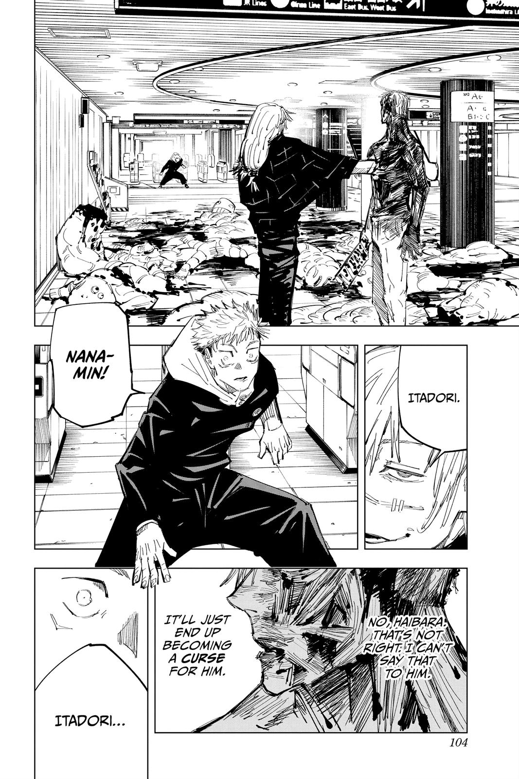 Jujutsu Kaisen Manga Chapter 120 page 15 - The Shibuya Incident, Part 38