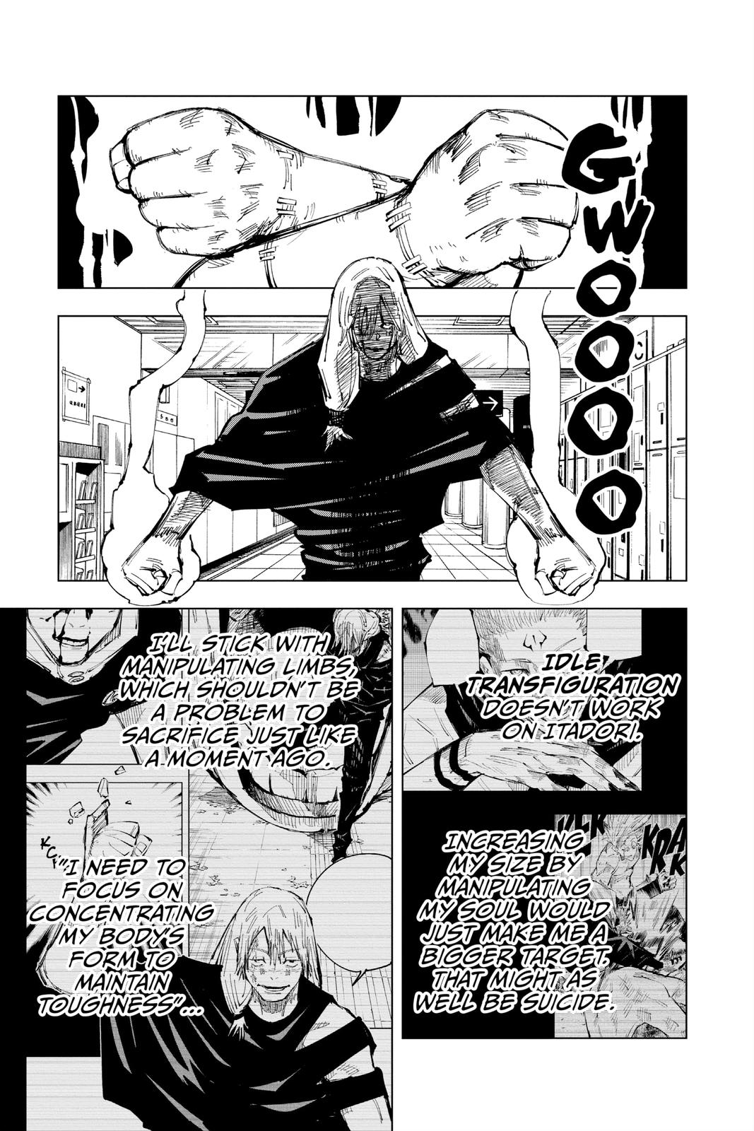 Jujutsu Kaisen Manga Chapter 121 page 12 - The Shibuya Incident, Part 39