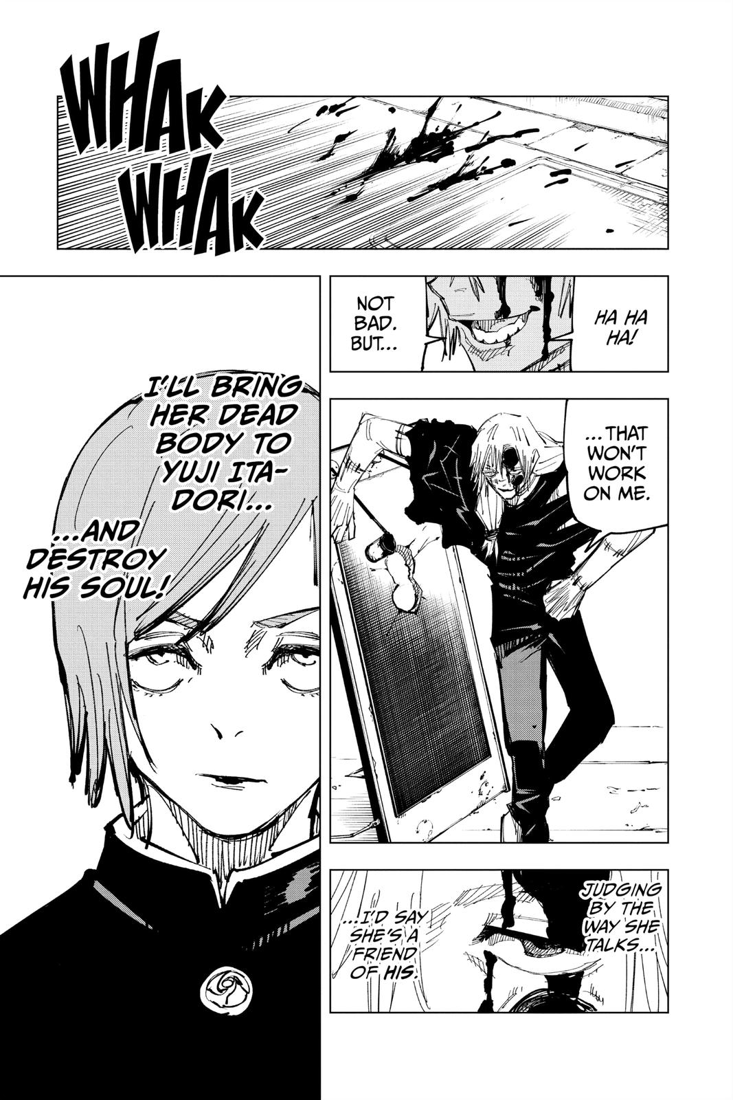 Jujutsu Kaisen Manga Chapter 122 page 19 - The Shibuya Incident, Part 40