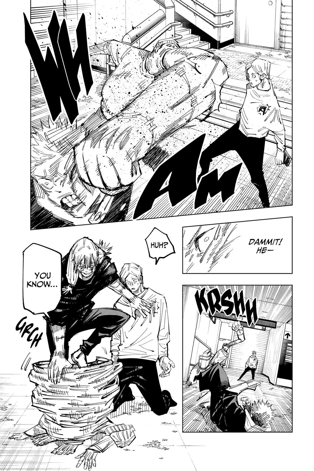 Jujutsu Kaisen Manga Chapter 122 page 7 - The Shibuya Incident, Part 40