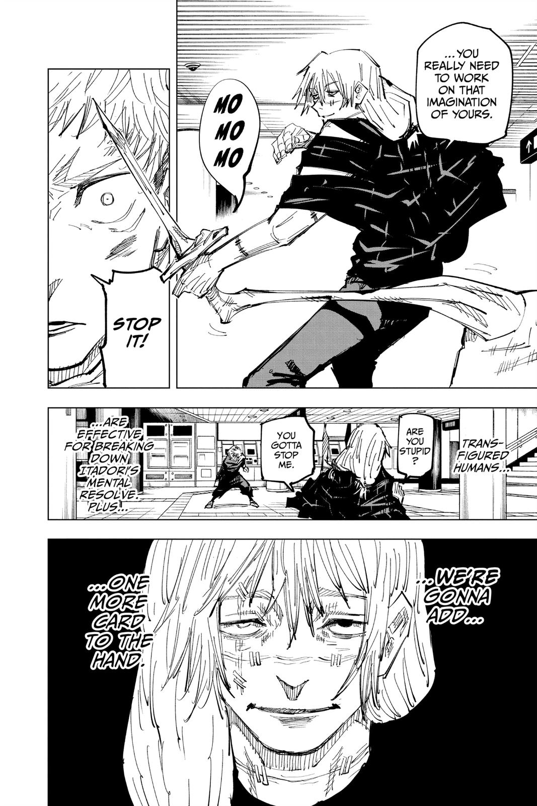 Jujutsu Kaisen Manga Chapter 122 page 8 - The Shibuya Incident, Part 40