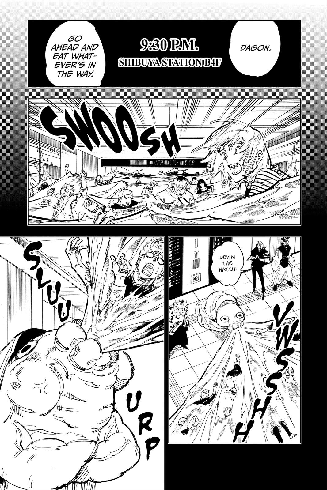 Jujutsu Kaisen Manga Chapter 122 page 9 - The Shibuya Incident, Part 40