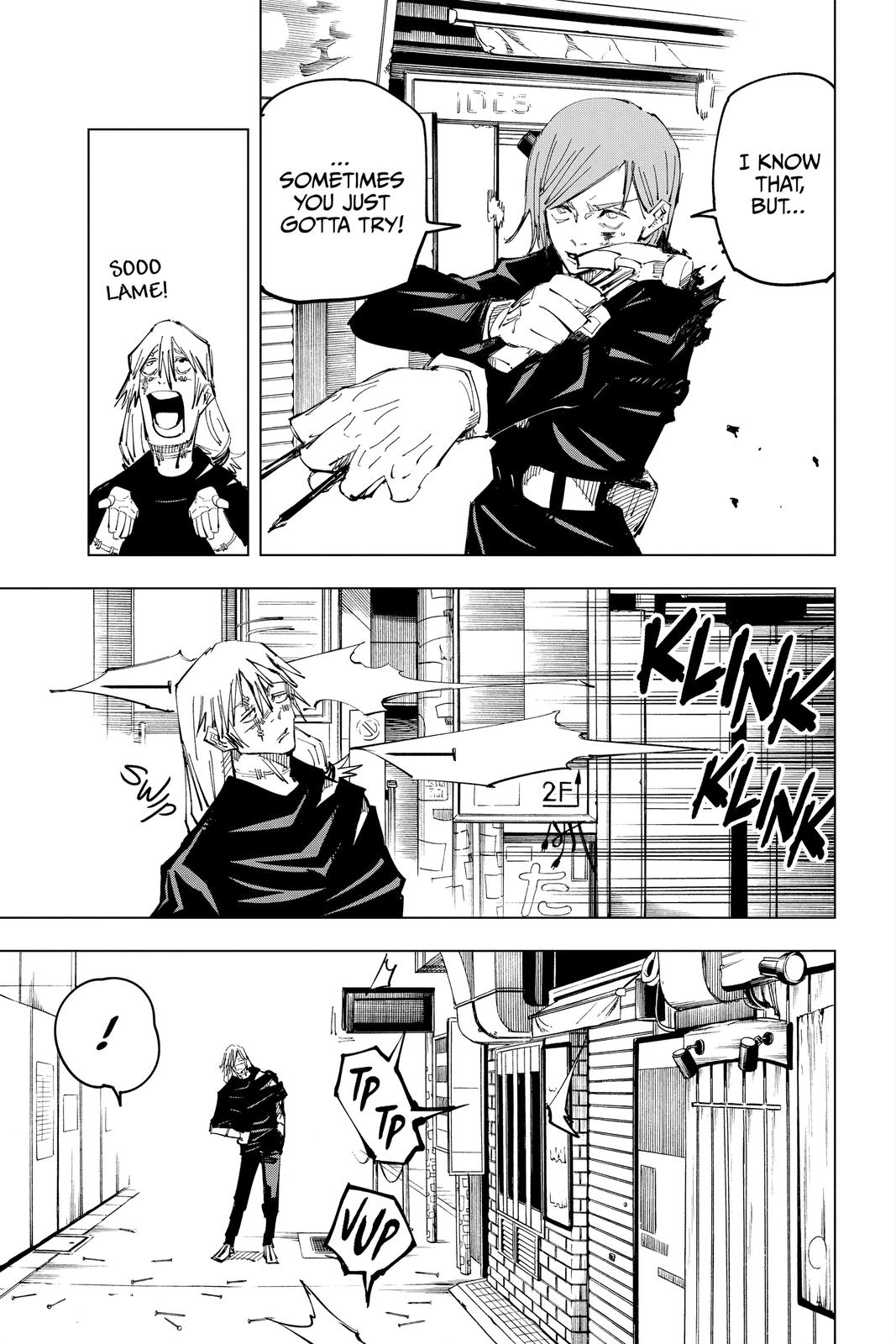 Jujutsu Kaisen Manga Chapter 123 page 12 - The Shibuya Incident, Part 41