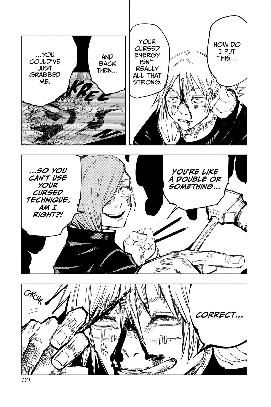 Jujutsu Kaisen Manga Chapter 123 page 22 - The Shibuya Incident, Part 41