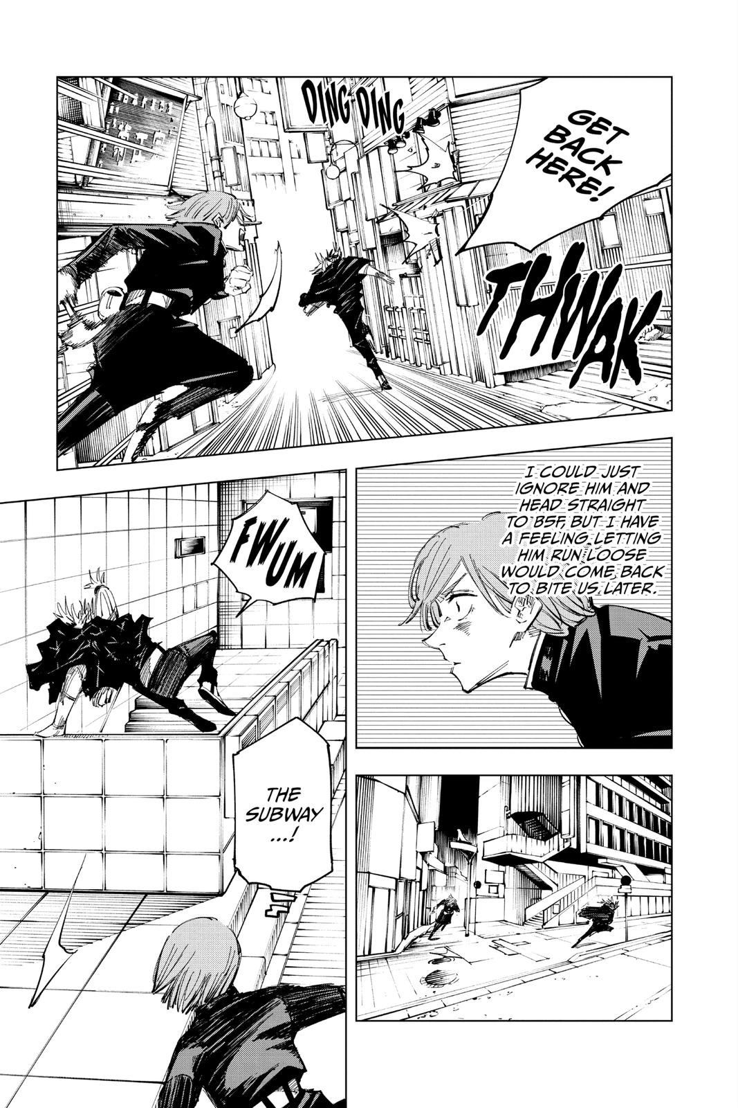 Jujutsu Kaisen Manga Chapter 124 page 7 - The Shibuya Incident, Part 42