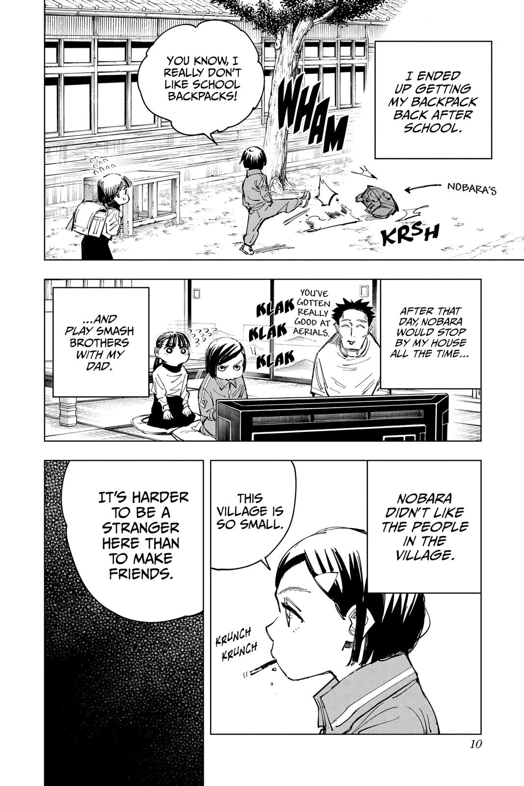 Jujutsu Kaisen Manga Chapter 125 page 10 - A Story About that Girl