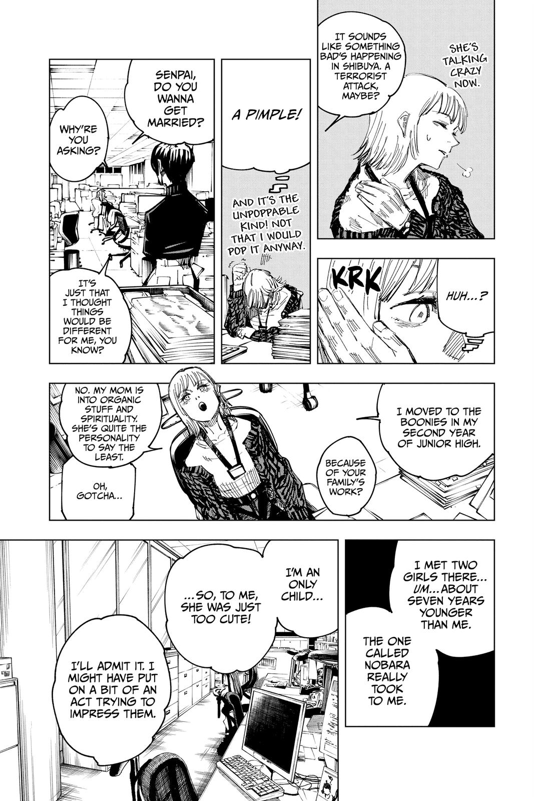 Jujutsu Kaisen Manga Chapter 125 page 19 - A Story About that Girl