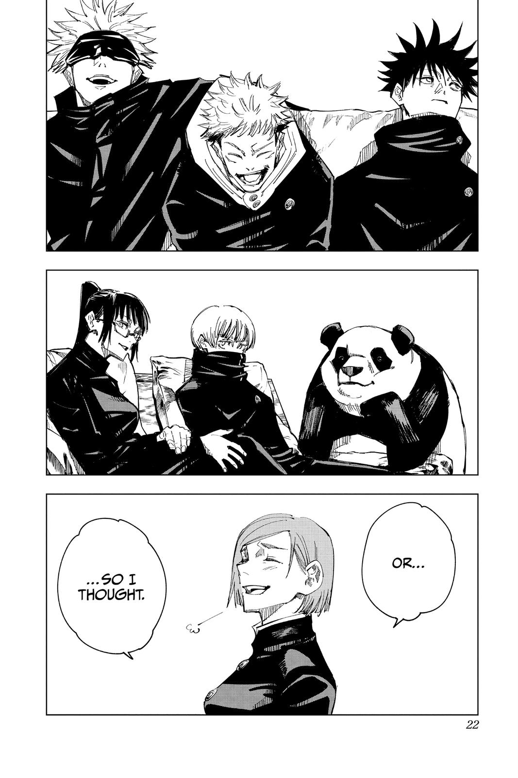 Jujutsu Kaisen Manga Chapter 125 page 22 - A Story About that Girl
