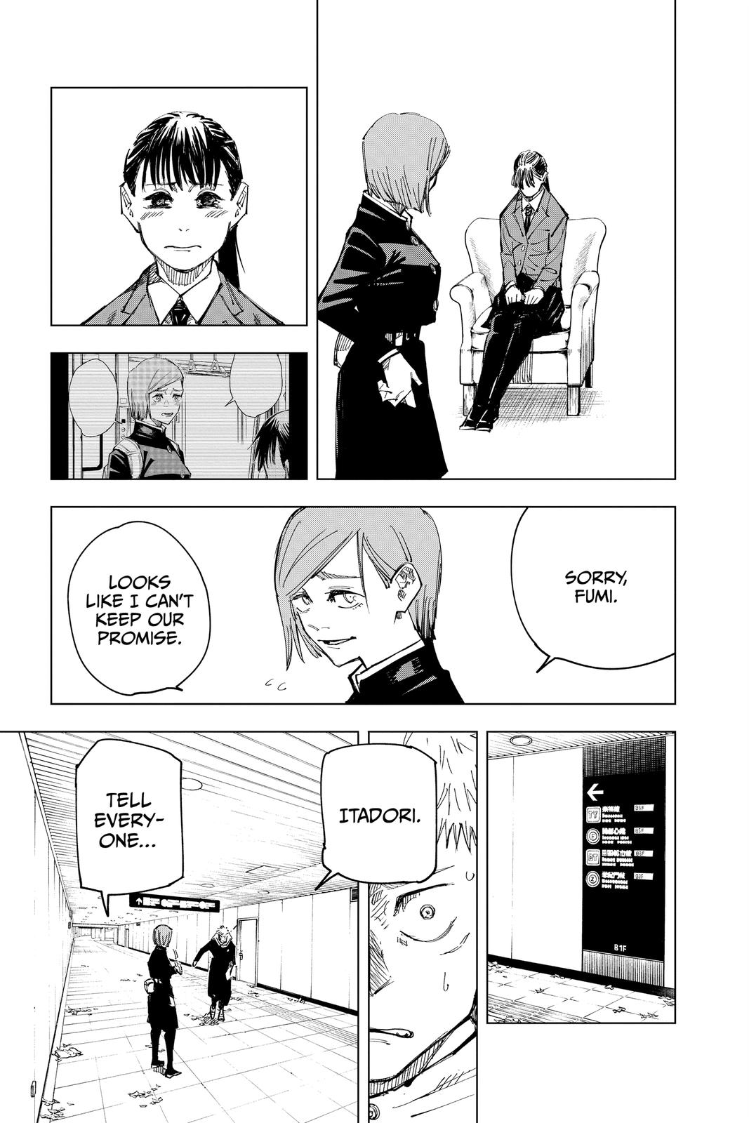 Jujutsu Kaisen Manga Chapter 125 page 23 - A Story About that Girl