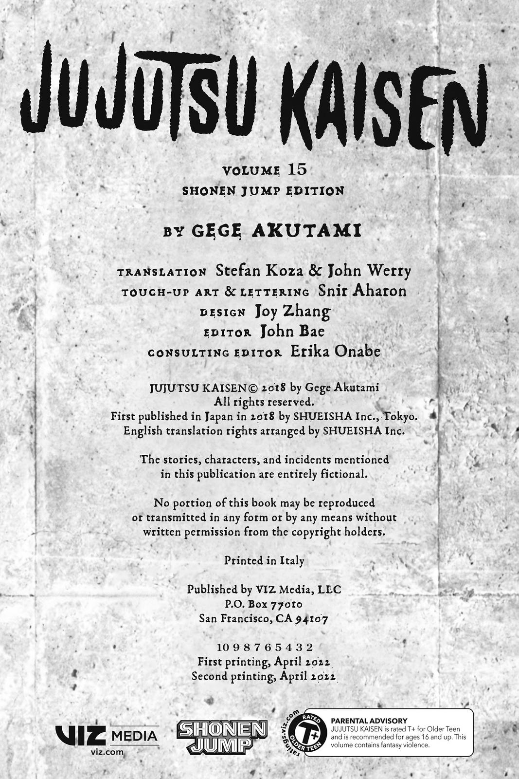 Jujutsu Kaisen Manga Chapter 125 page 3 - A Story About that Girl