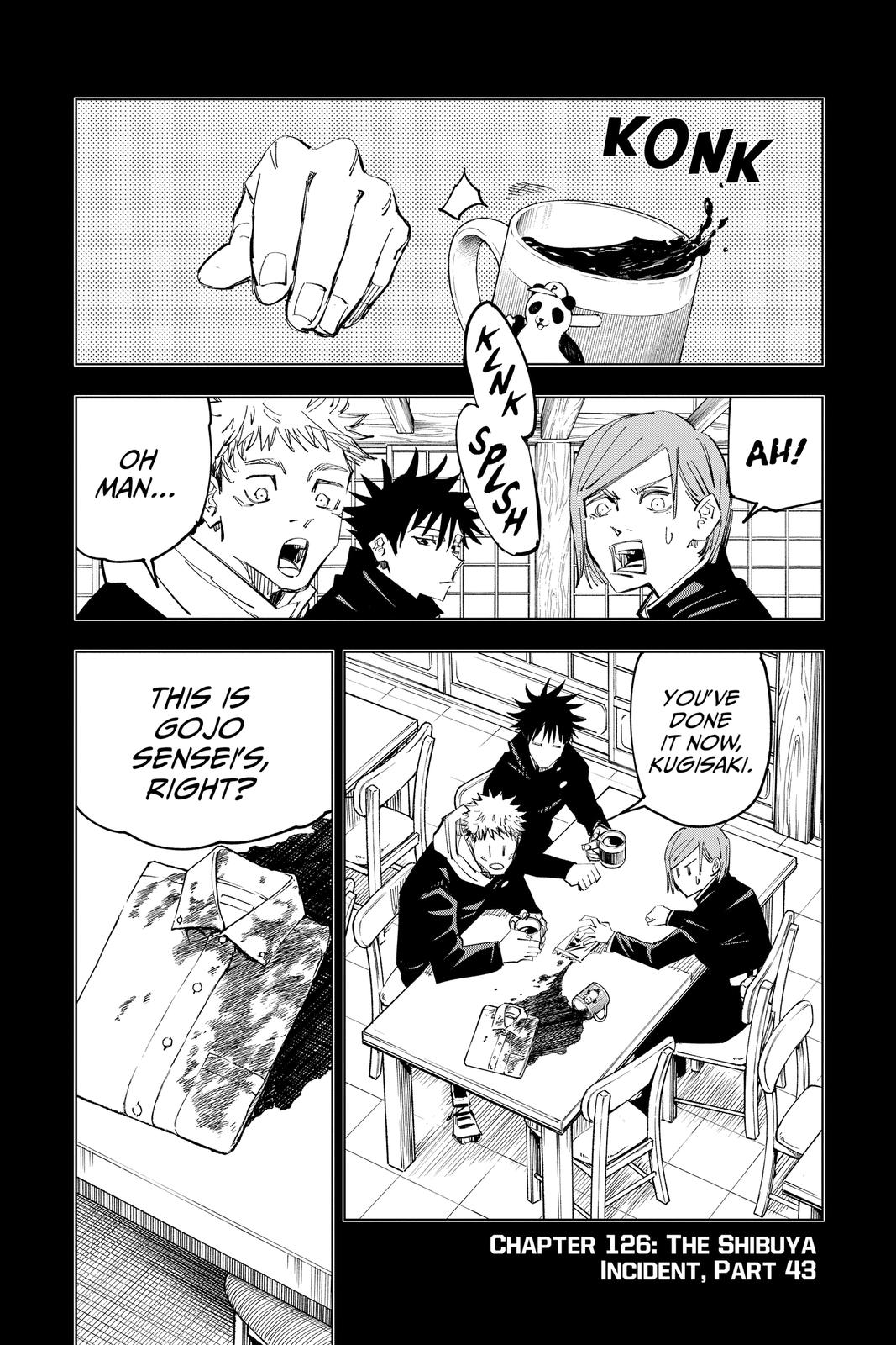 Jujutsu Kaisen Manga Chapter 126 page 1 - The Shibuya Incident, Part 43
