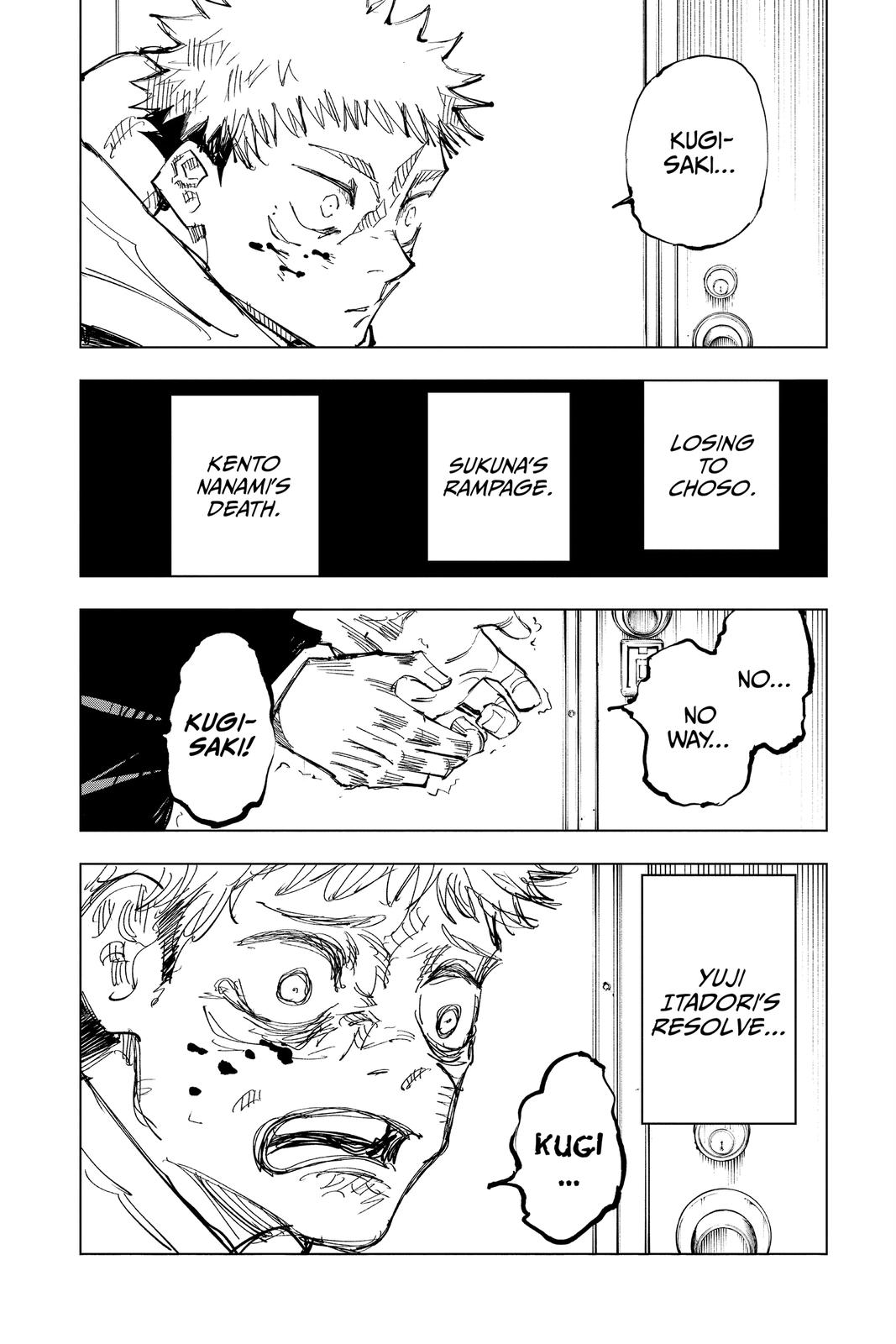 Jujutsu Kaisen Manga Chapter 126 page 6 - The Shibuya Incident, Part 43