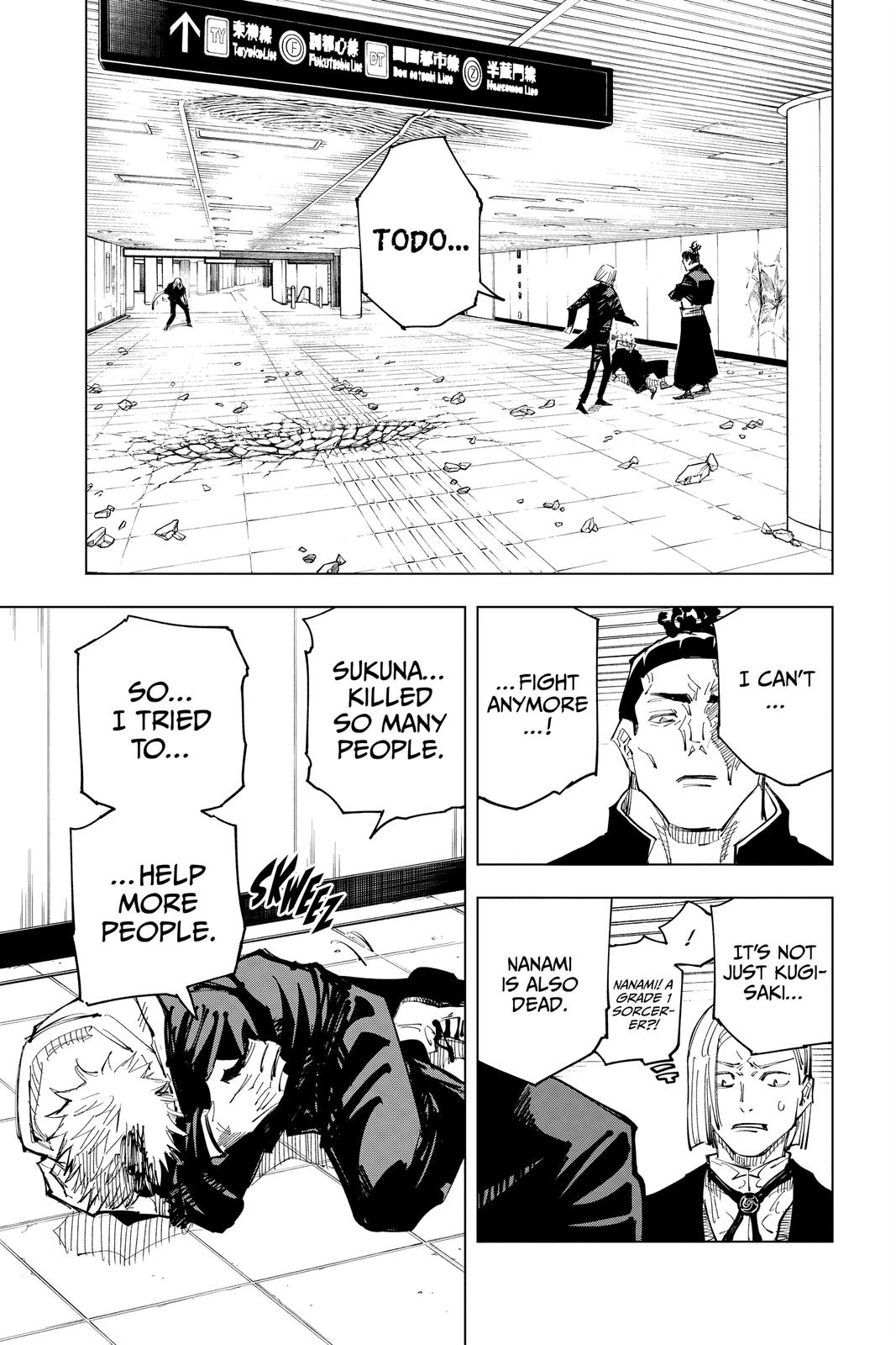 Jujutsu Kaisen Manga Chapter 127 page 4 - The Shibuya Incident, Part 44