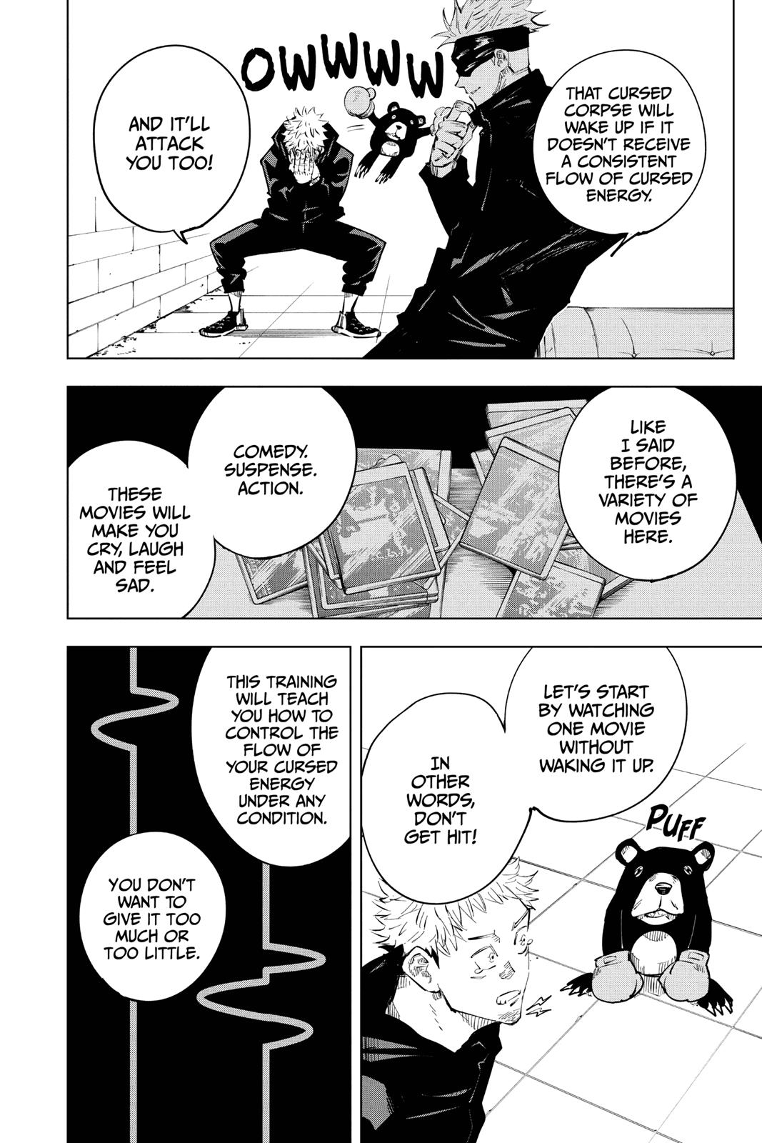 Jujutsu Kaisen Manga Chapter 13 page 4 - Watching Movies