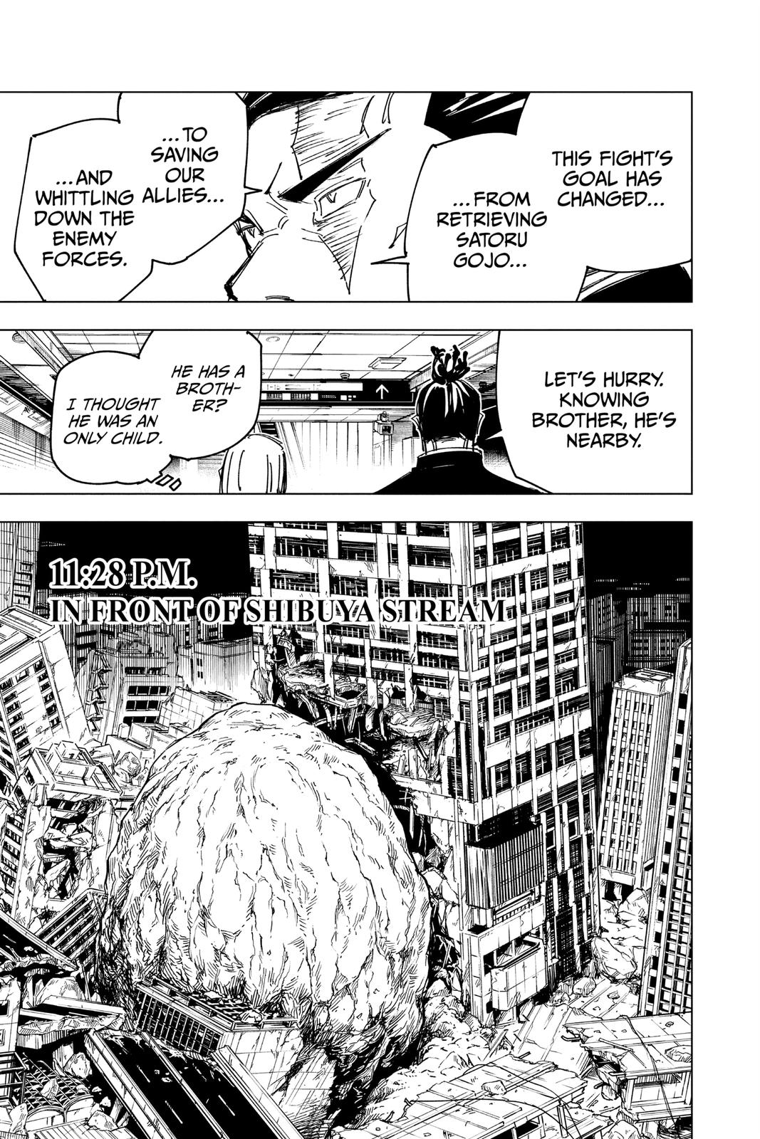 Jujutsu Kaisen Manga Chapter 133 page 3 - The Shibuya Incident, Part 50