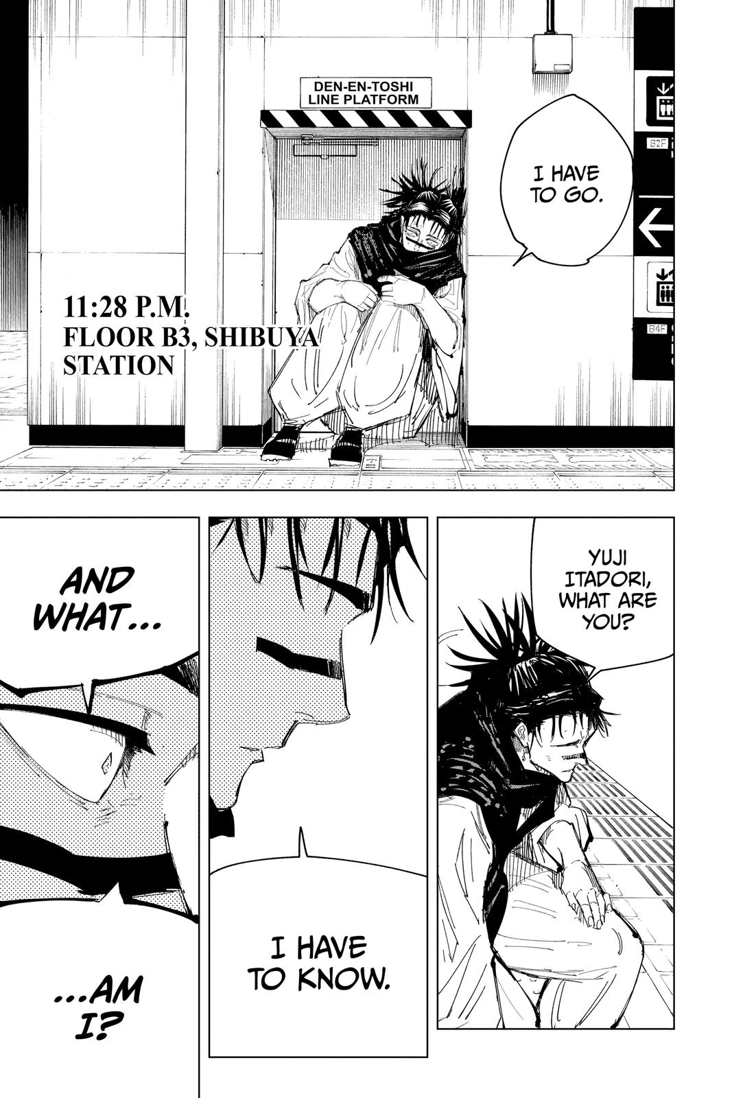 Jujutsu Kaisen Manga Chapter 133 page 9 - The Shibuya Incident, Part 50