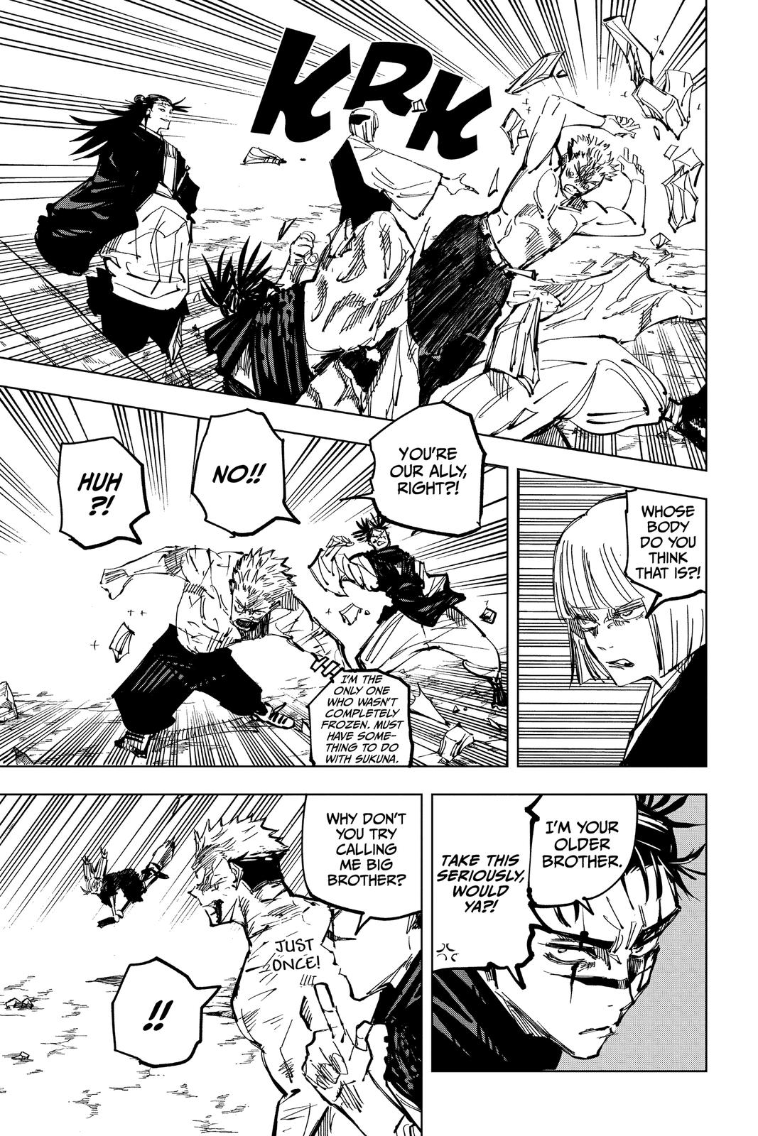 Jujutsu Kaisen Manga Chapter 135 page 11 - The Shibuya Incident, Part 52