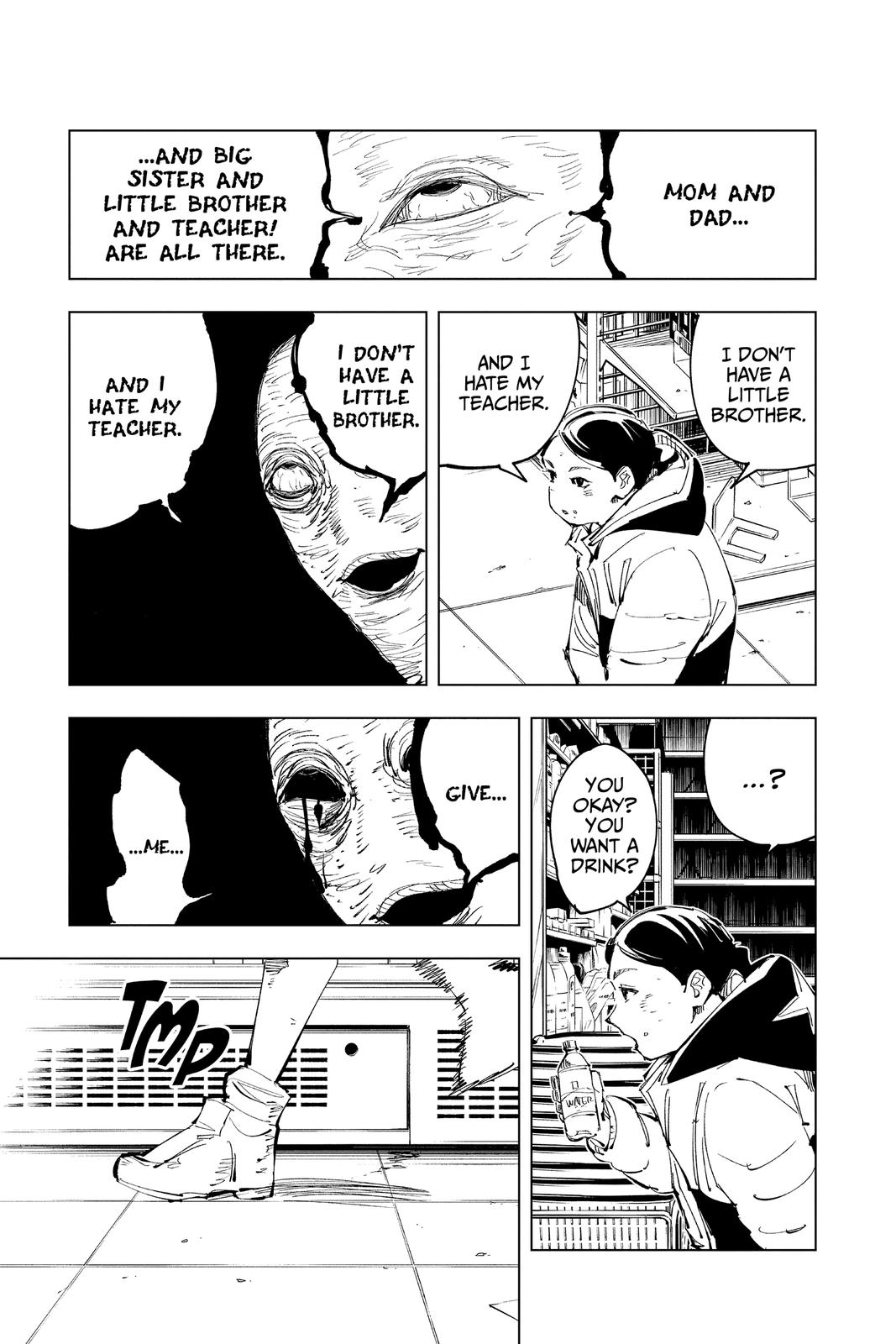 Jujutsu Kaisen Manga Chapter 137 page 10 - Hard and White