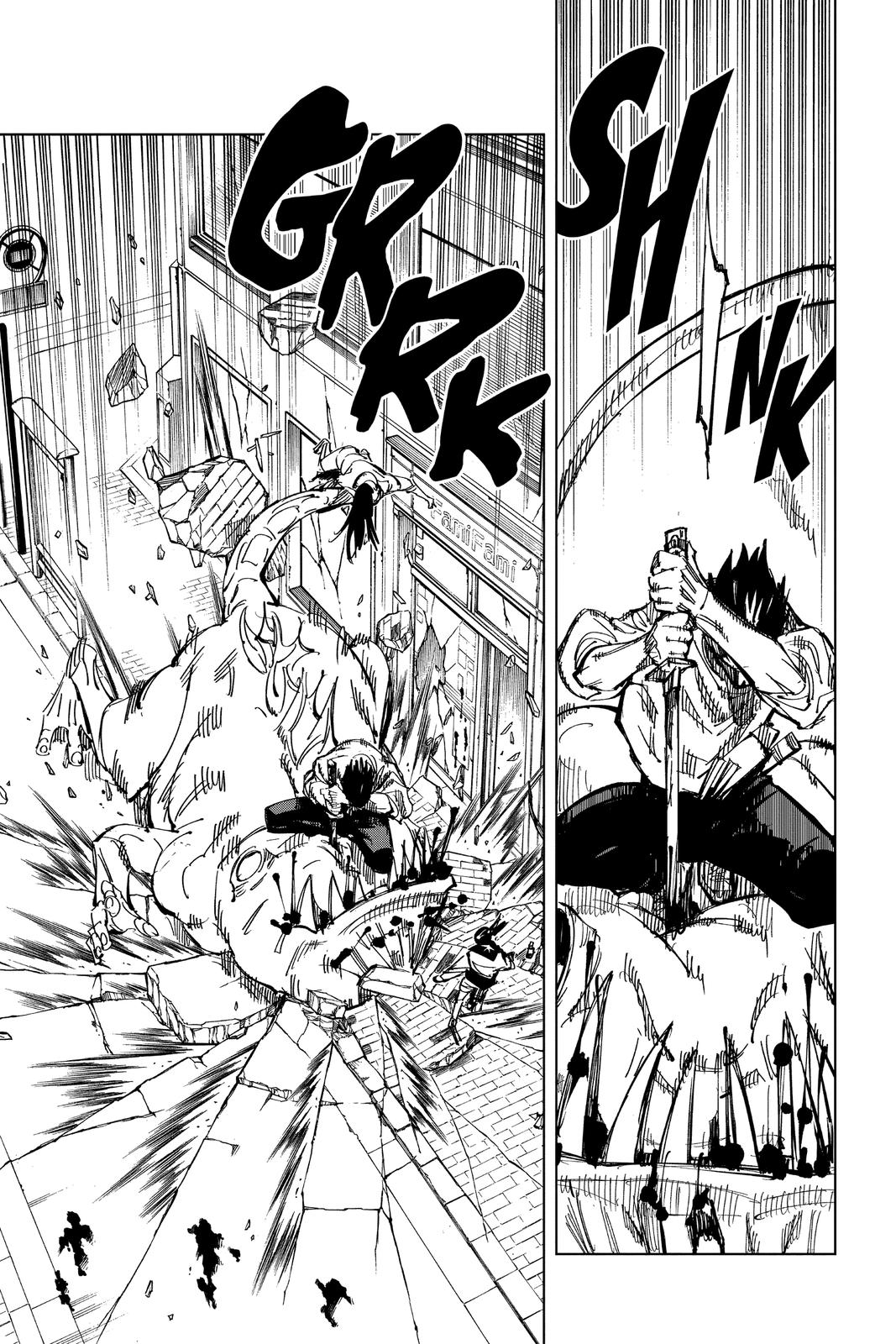 Jujutsu Kaisen Manga Chapter 137 page 12 - Hard and White