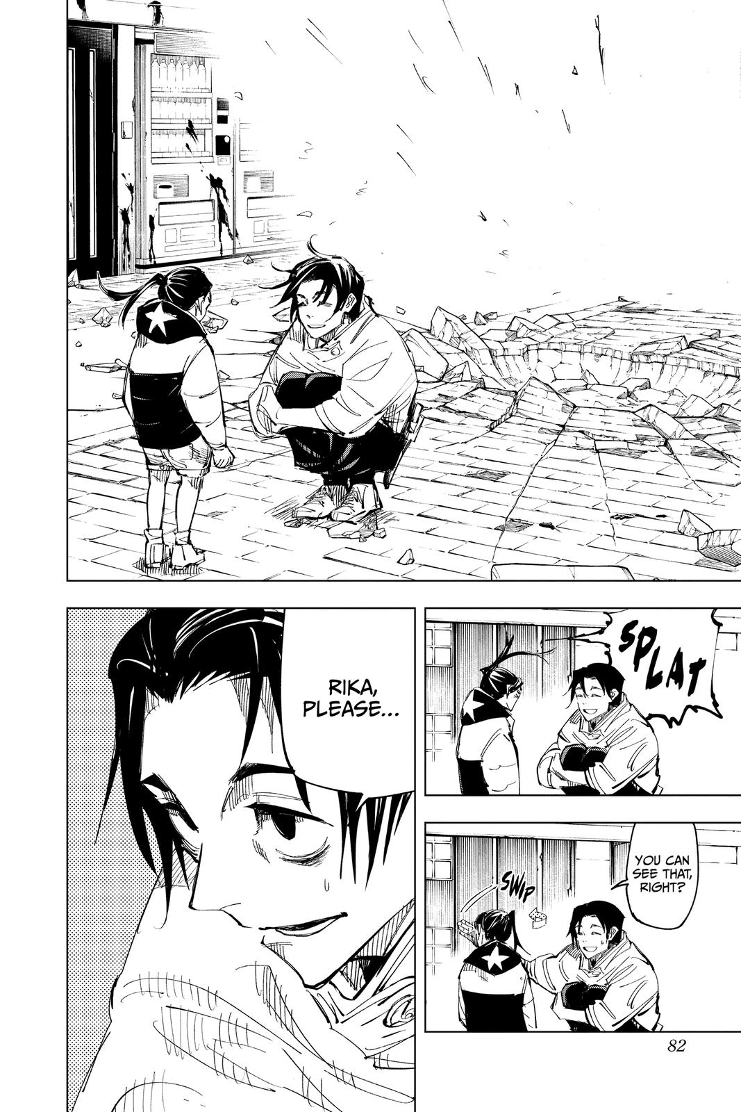 Jujutsu Kaisen Manga Chapter 137 page 15 - Hard and White